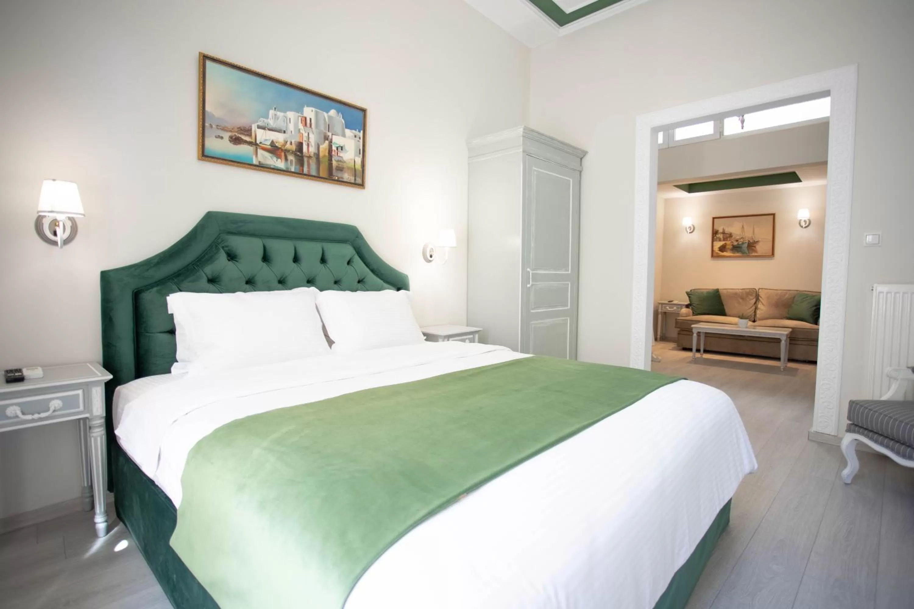 Bedroom, Bed in Pandrosos Divine Suites