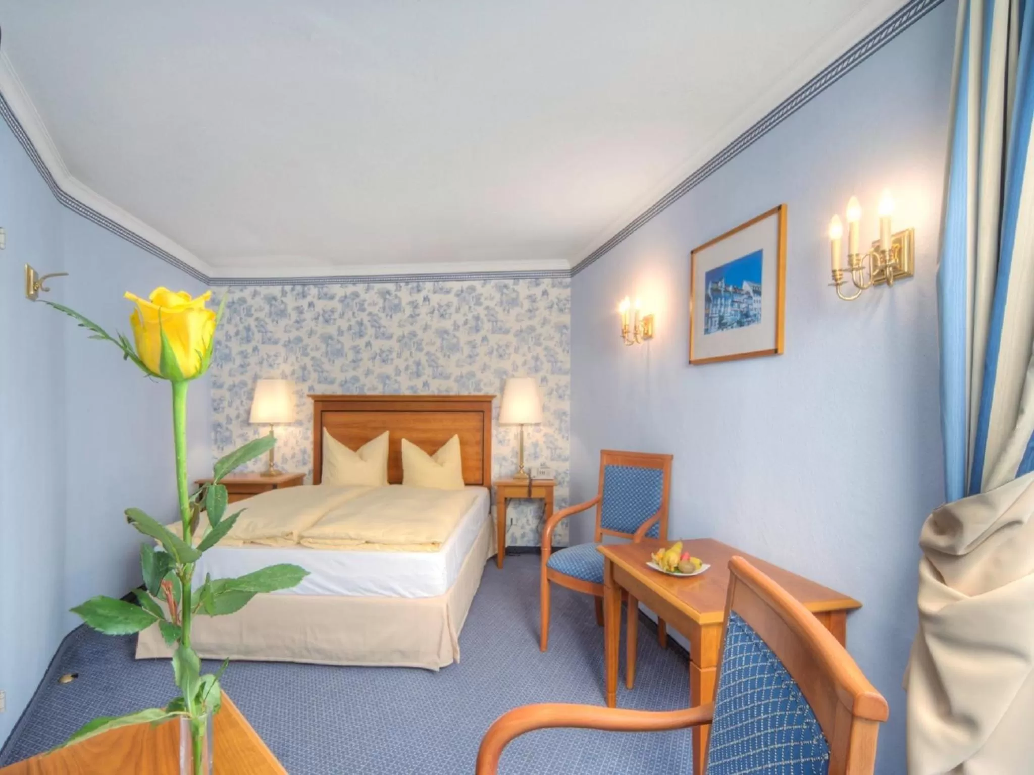 Decorative detail, Bed in Trip Inn Hotel Der Adelshof