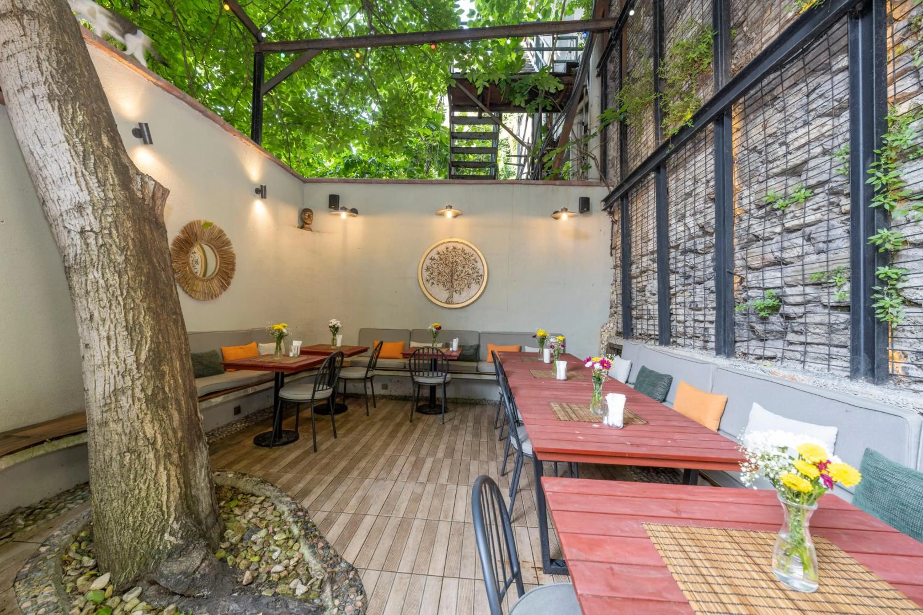 Patio in The Marions Suite istanbul Special Category Taksim