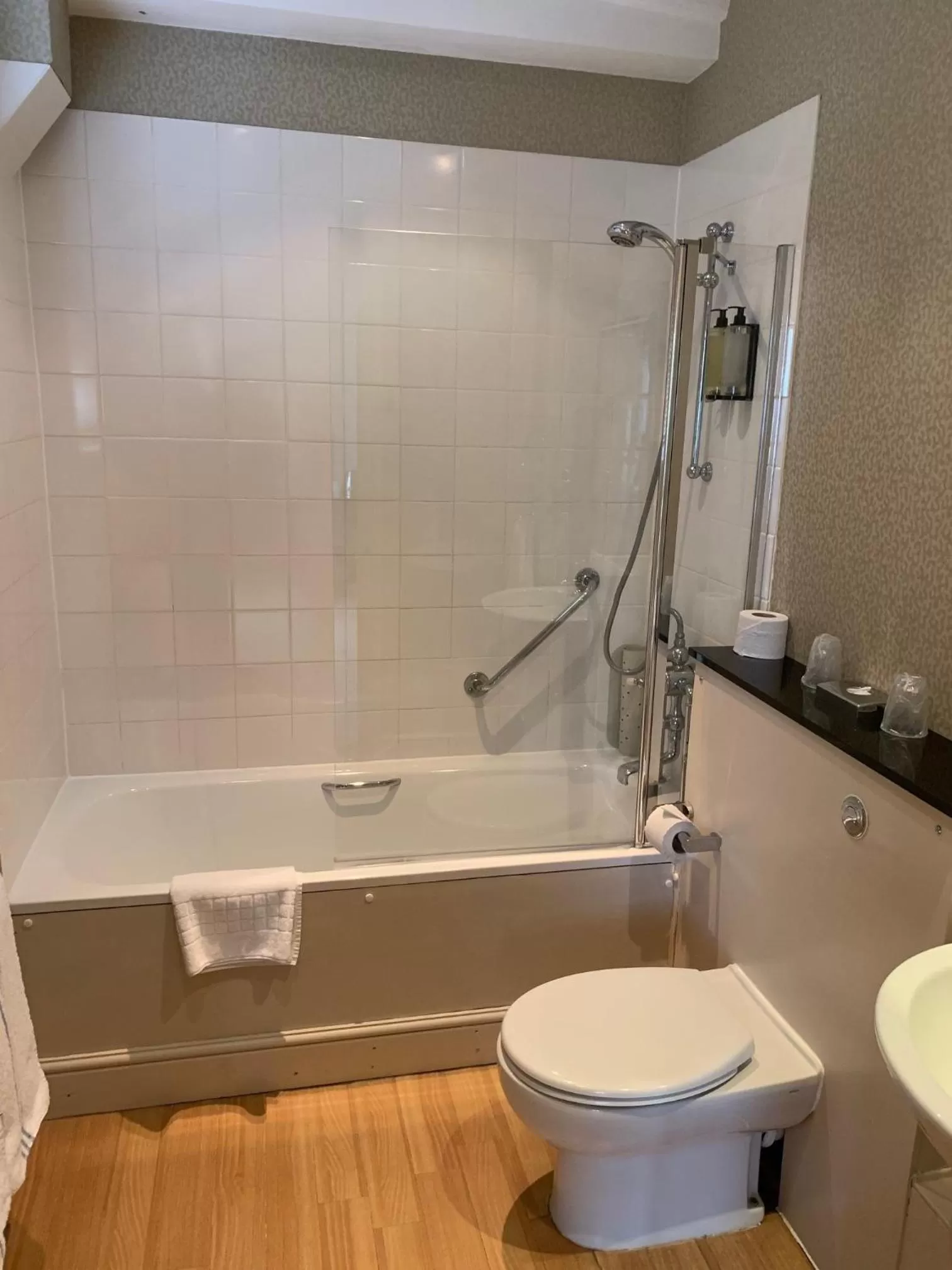 Shower in Flitwick Manor Hotel