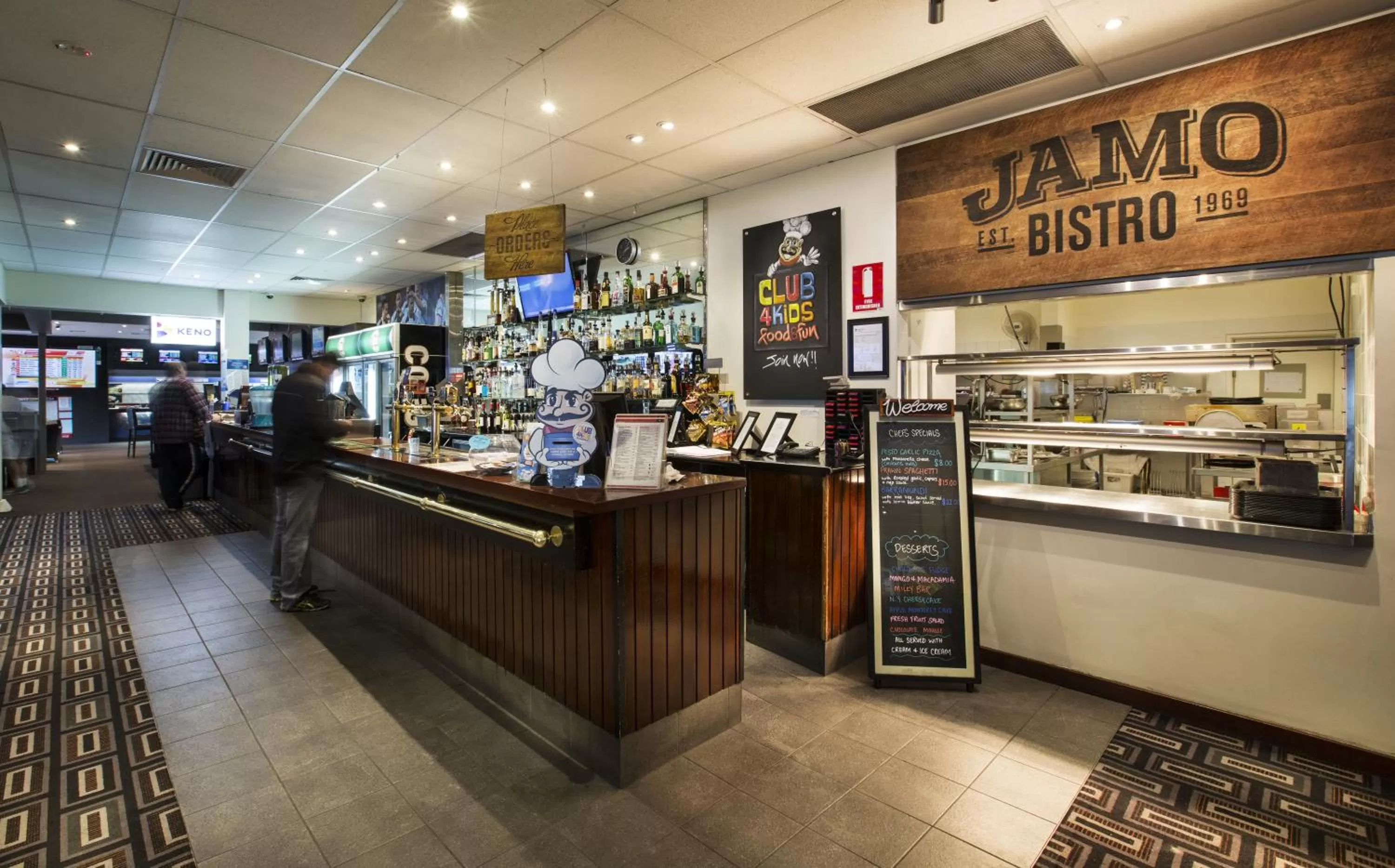 Restaurant/places to eat in Nightcap at Jamison Hotel