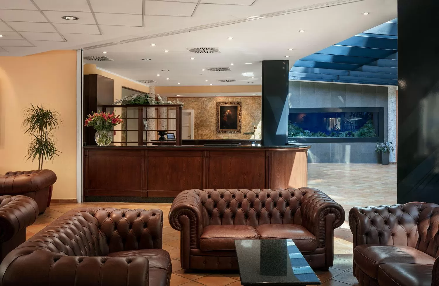 Lobby or reception in Hotel Roma Prague