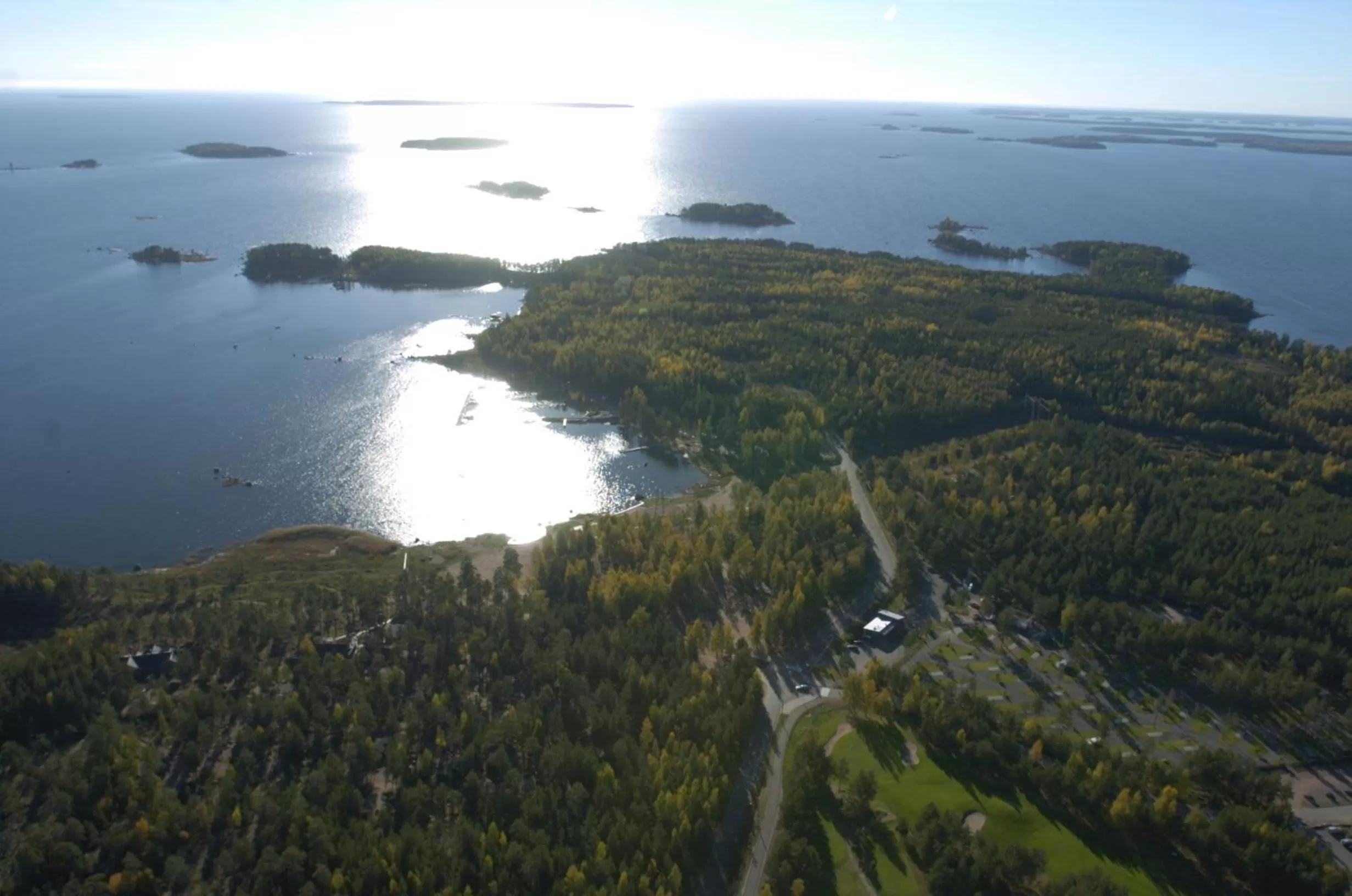 Bird's eye view in Santalahti Resort Cottages & Villas