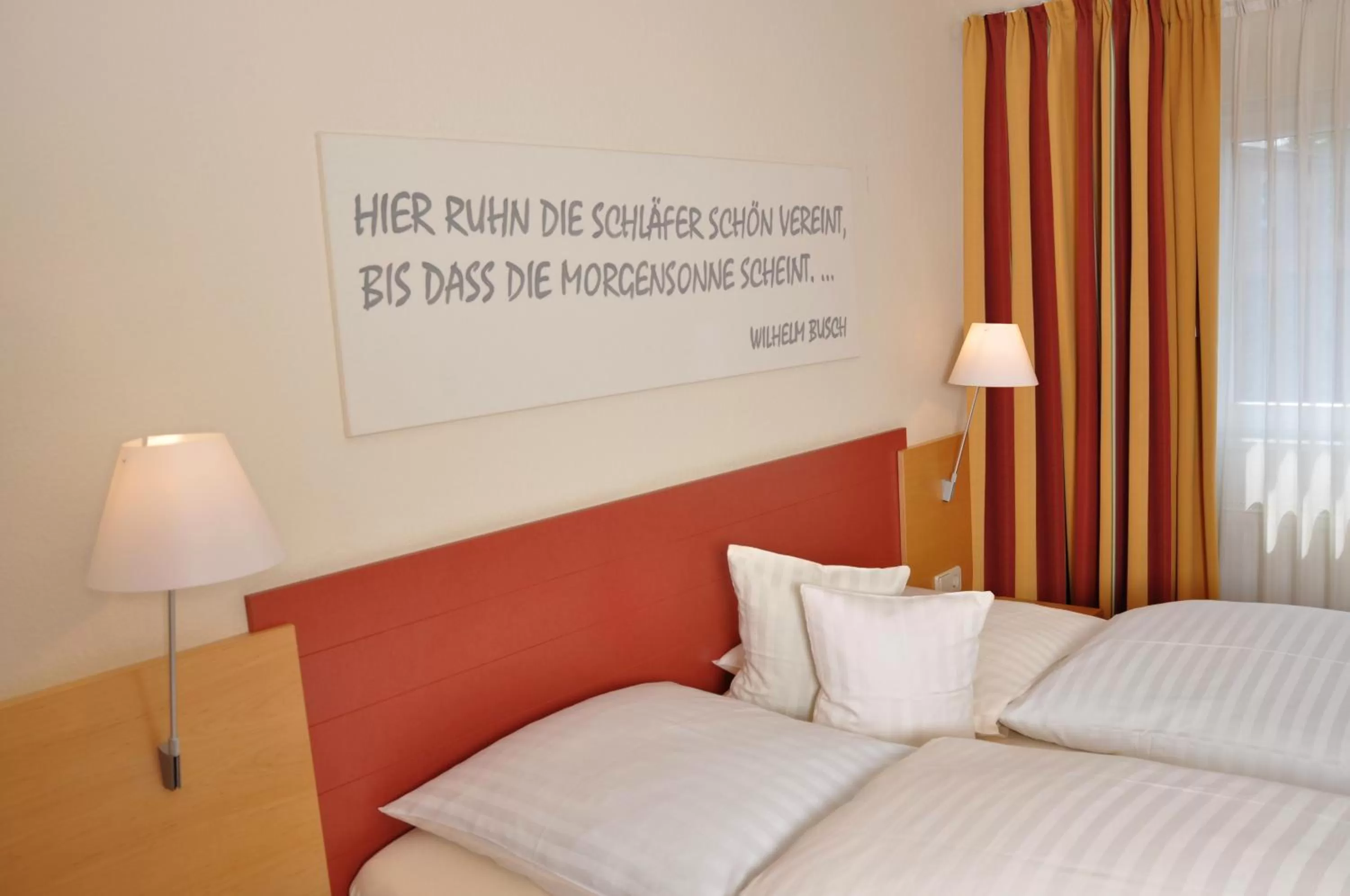 Bed in Romantik Hotel Schmiedegasthaus Gehrke