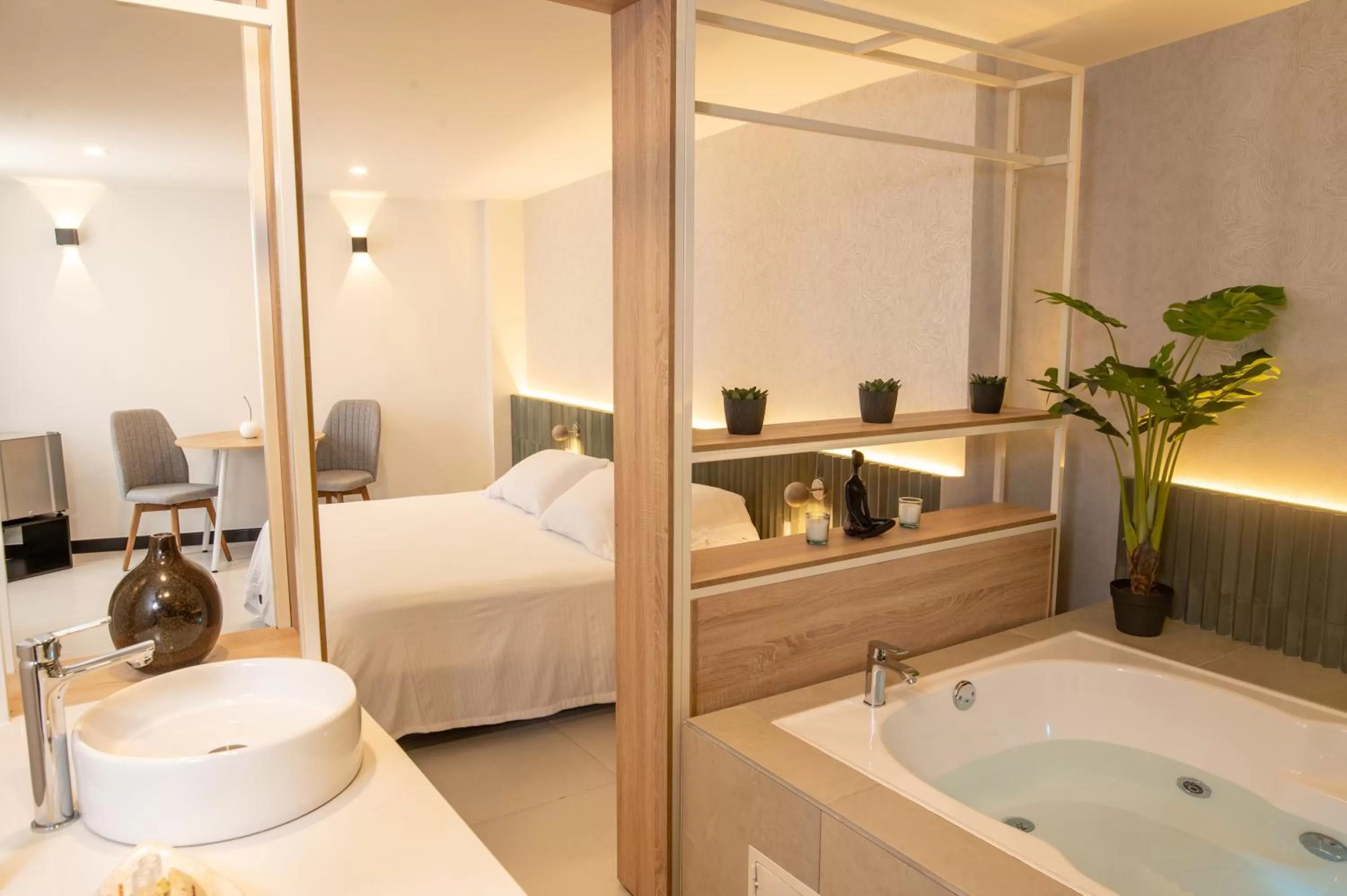 Bed in Hotel Principe