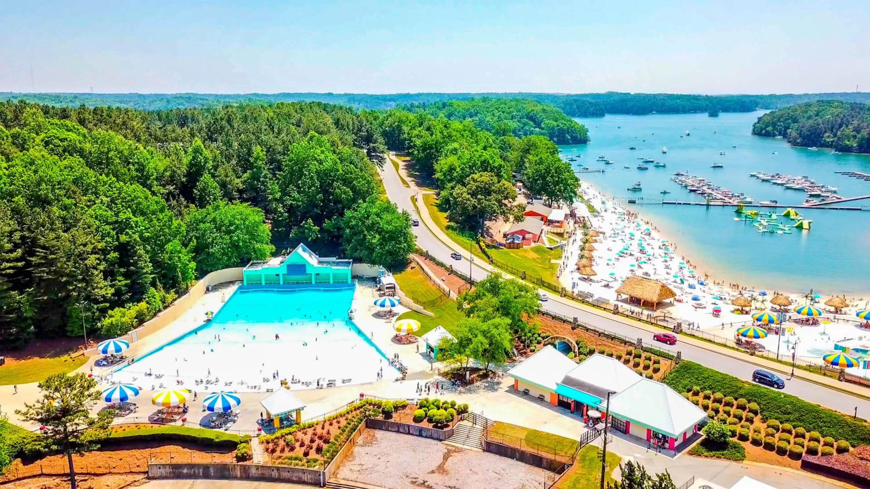 Aqua park in Lanier Islands Legacy Lodge