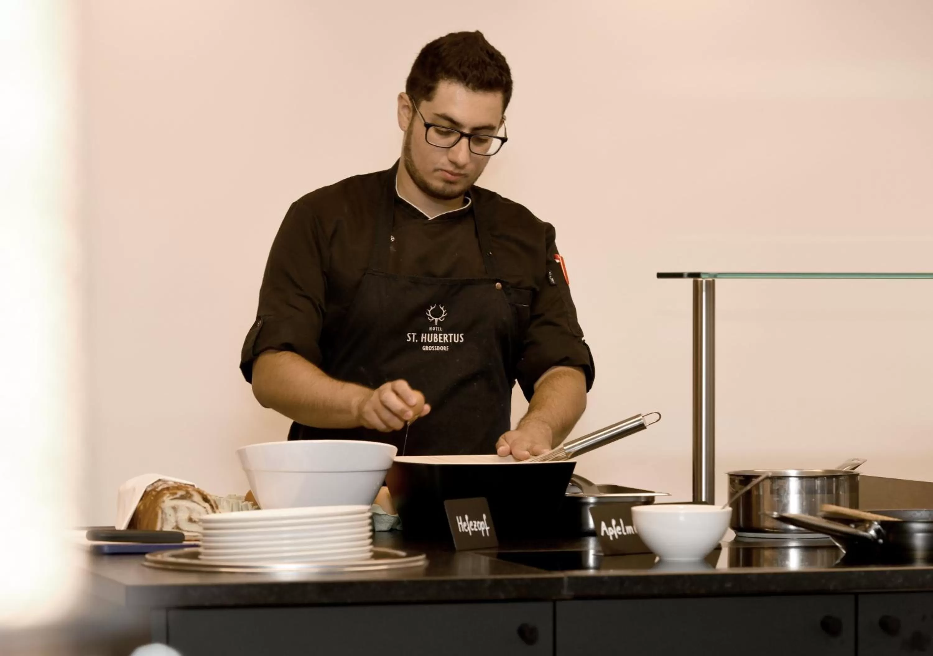 Buffet breakfast in Hotel St Hubertus