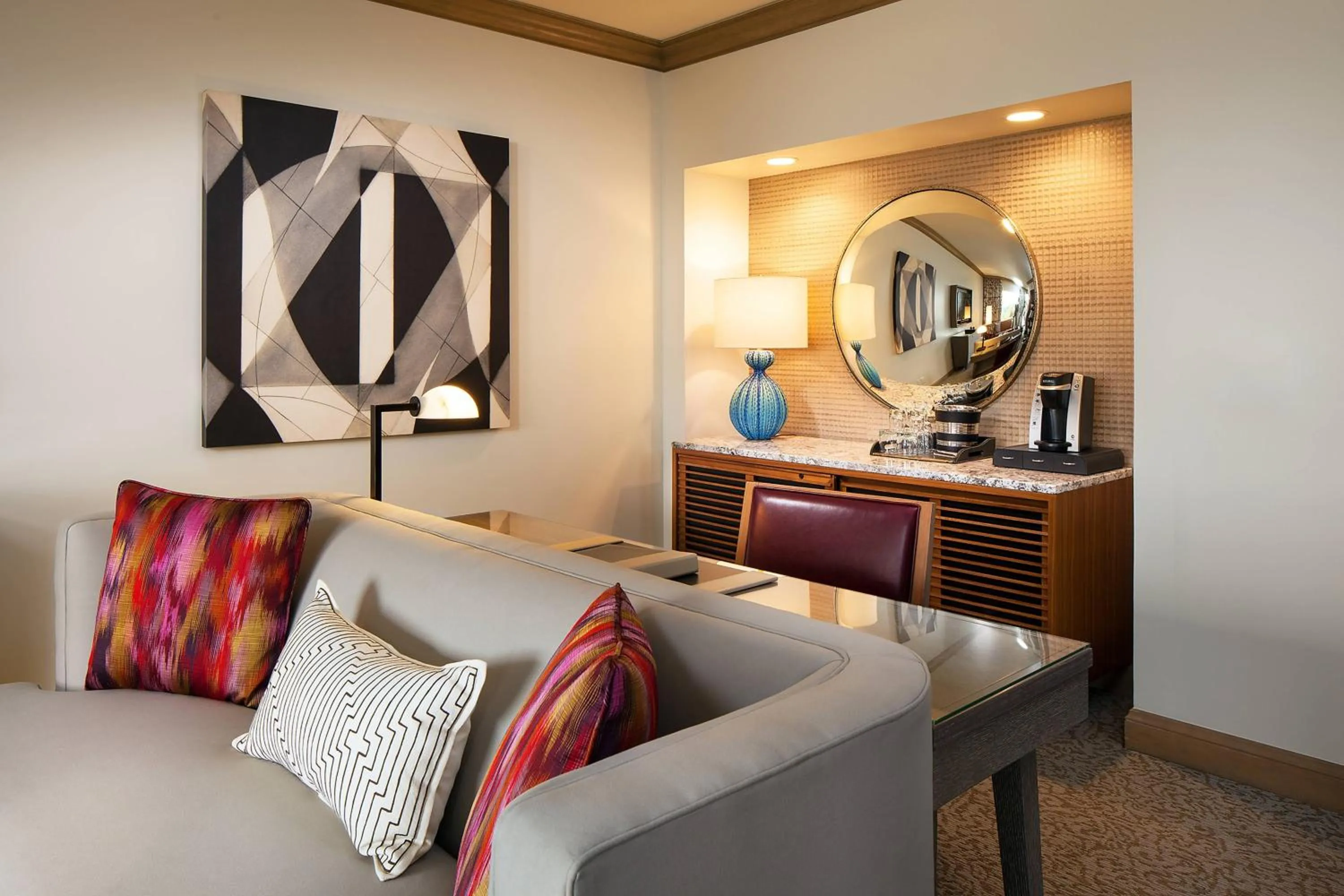 Living room in The Canyon Suites at The Phoenician, a Luxury Collection Resort, Scottsdale