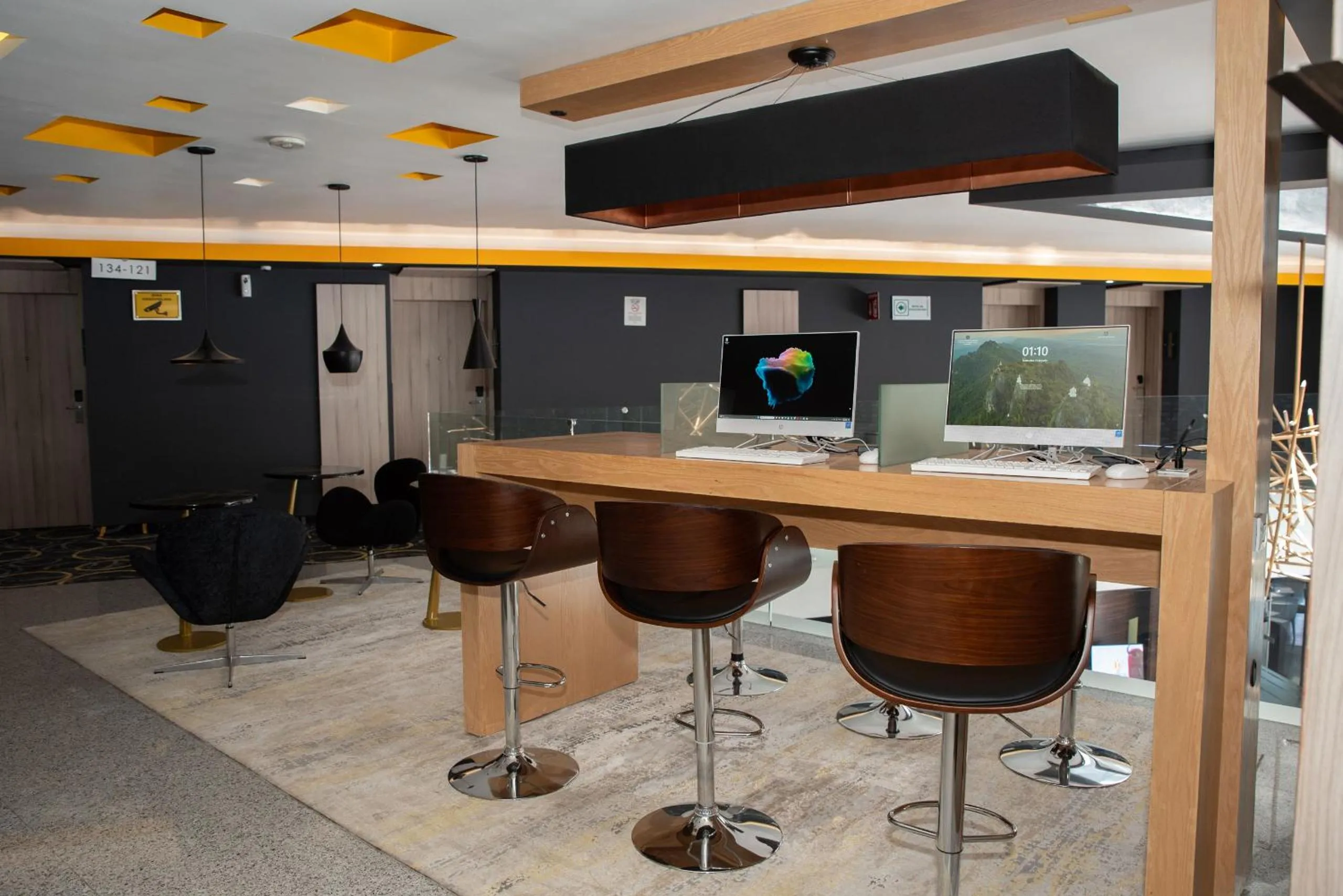 Seating area in Domun Hotel