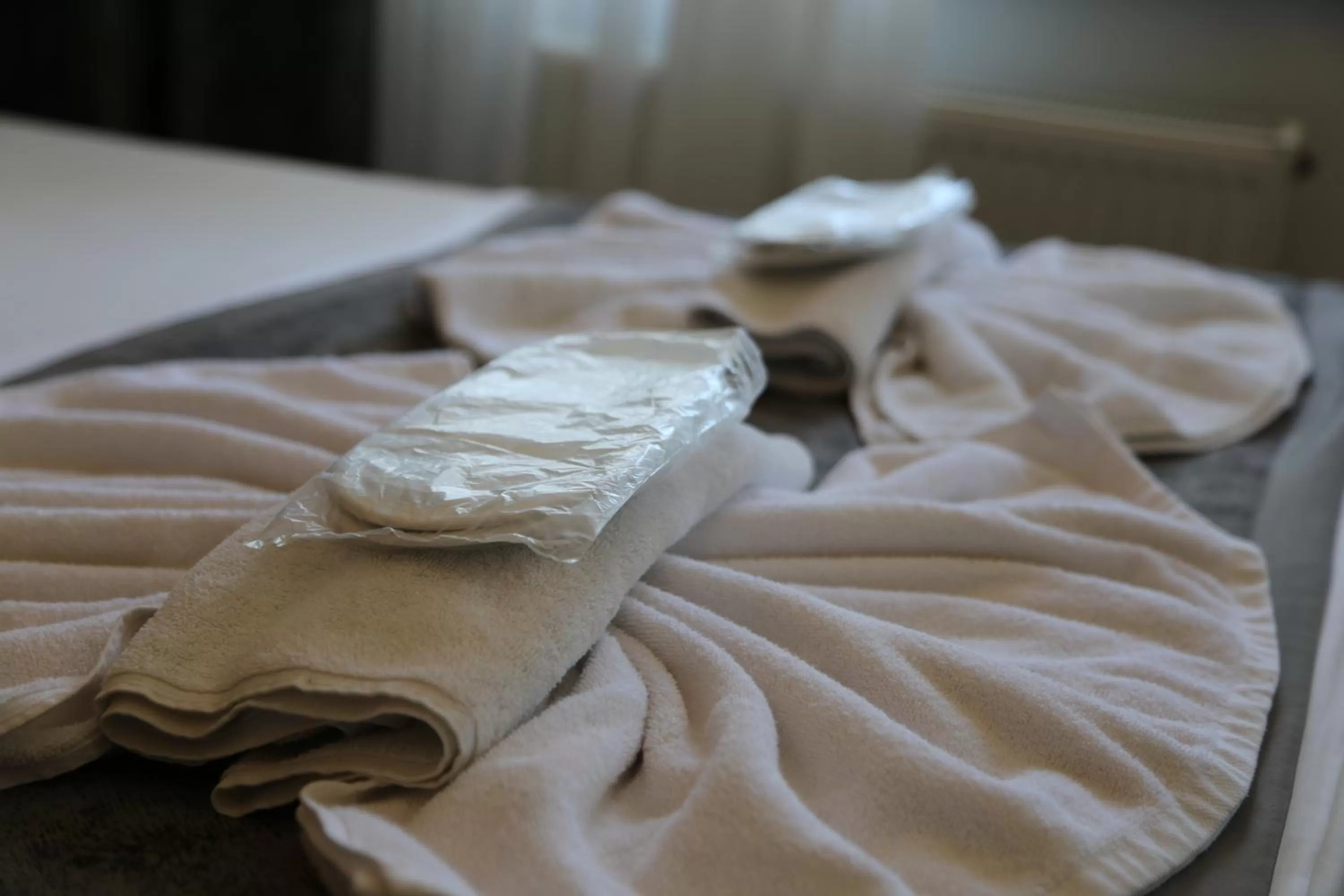 towels, Bed in Arat Apartments