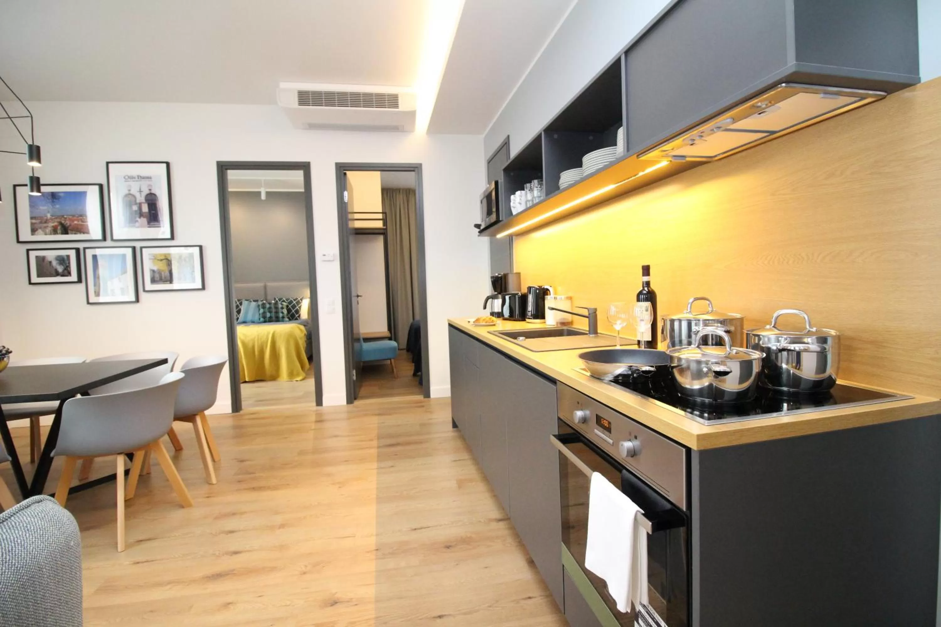 Kitchen or kitchenette in Tallinn City Apartments Old Town Suites