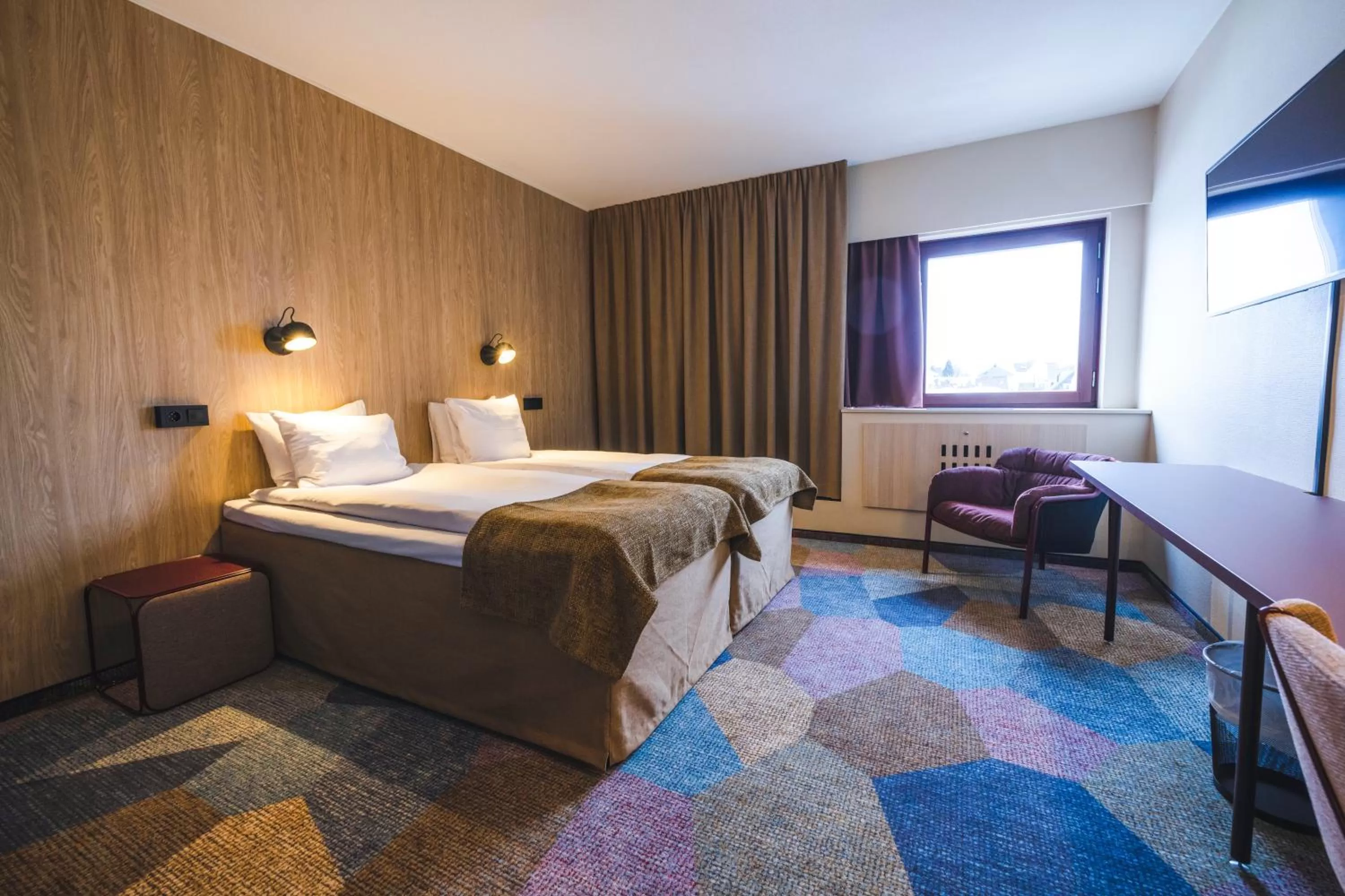 Bed in Quality Hotel Royal Corner