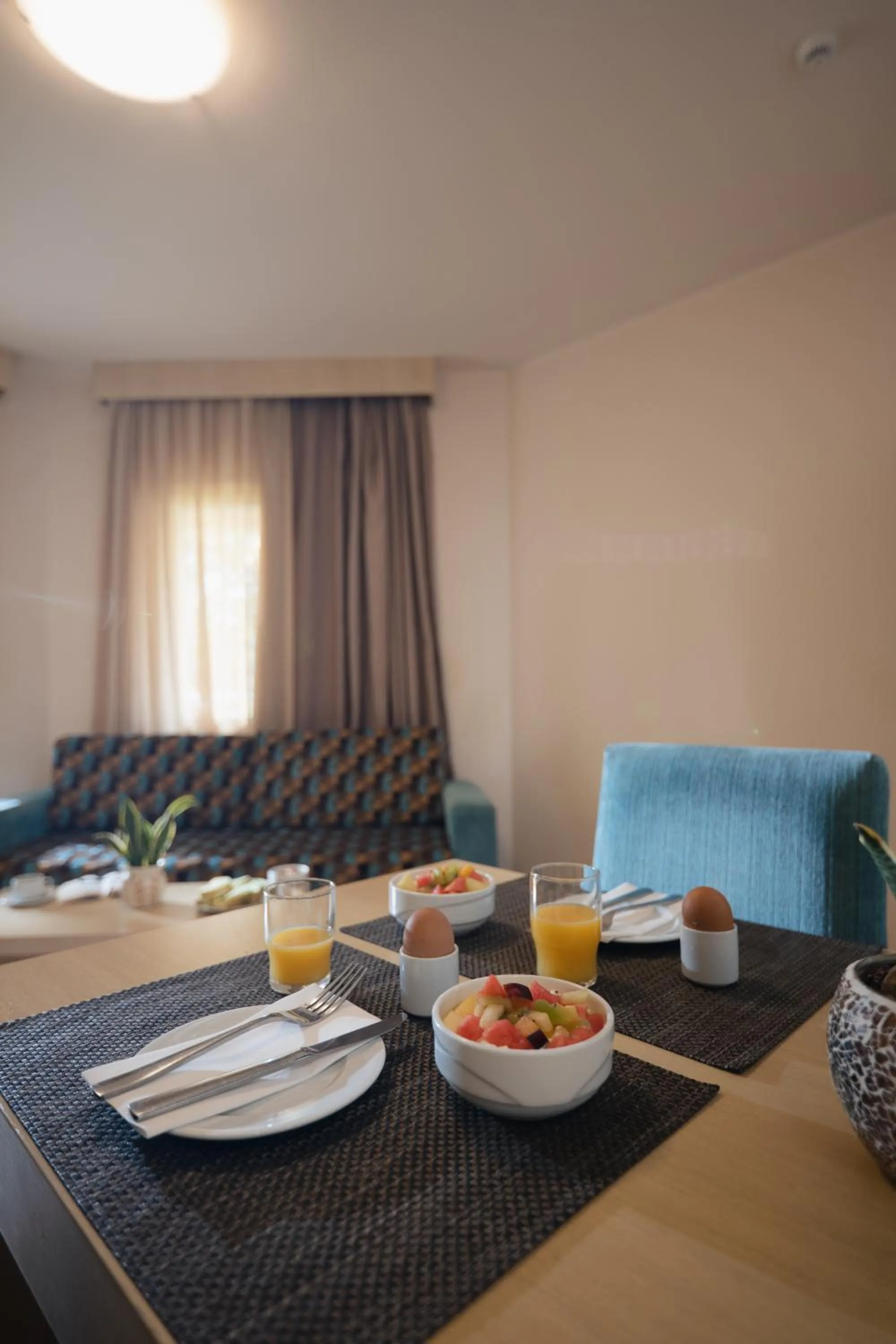 Living room in Molos Bay Hotel