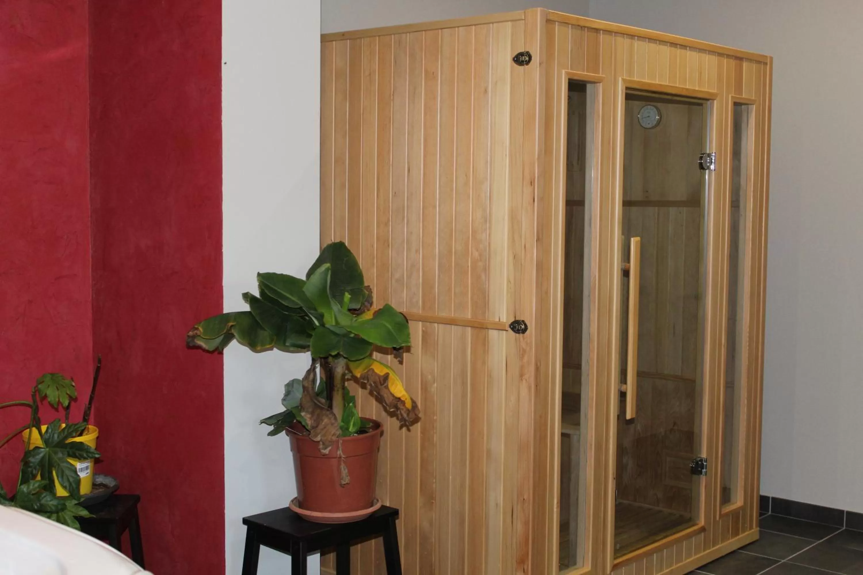 Sauna in Chambres d'hôtes La Ferme du Grand Launay