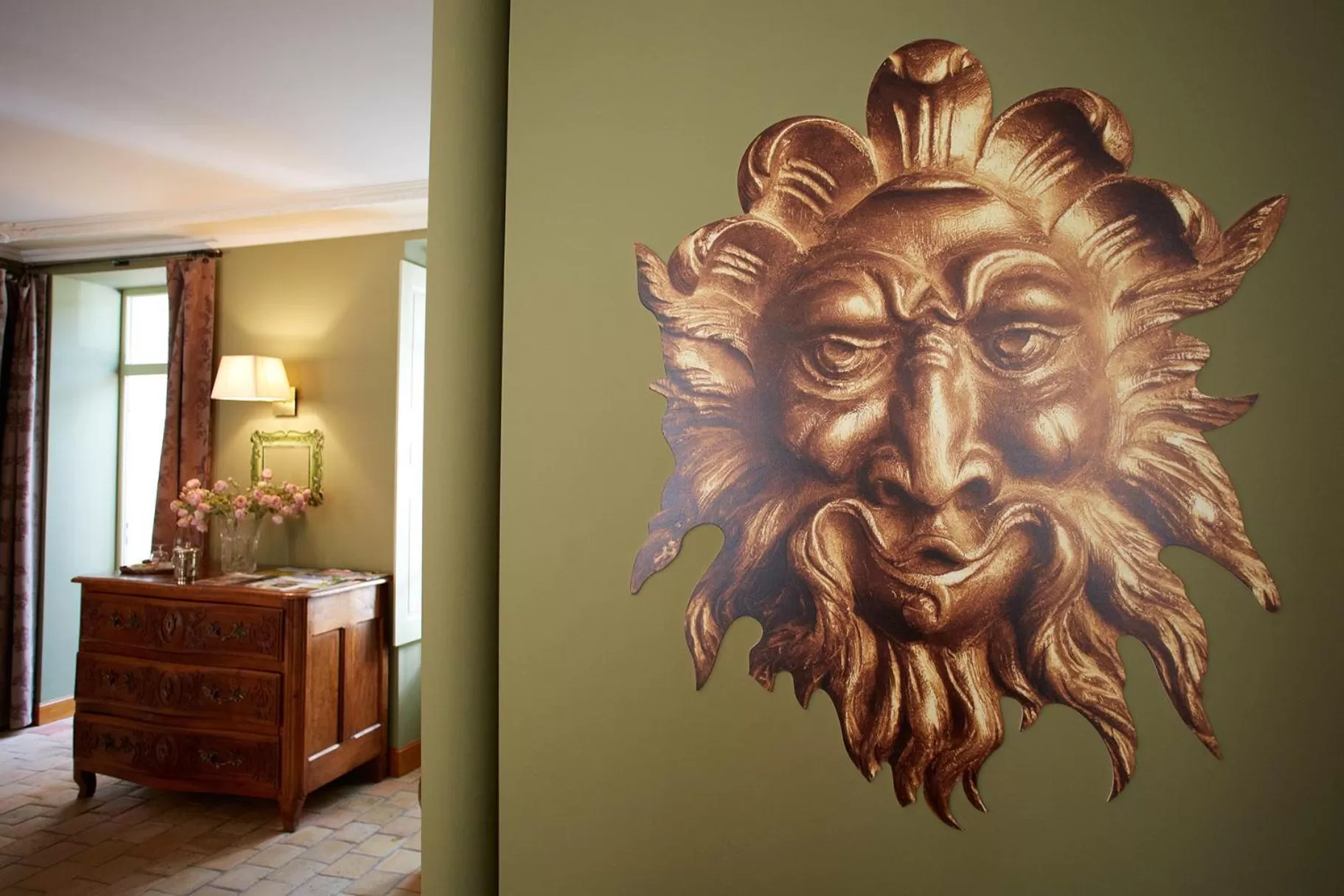 Decorative detail in Le Clos Sainte-Marguerite