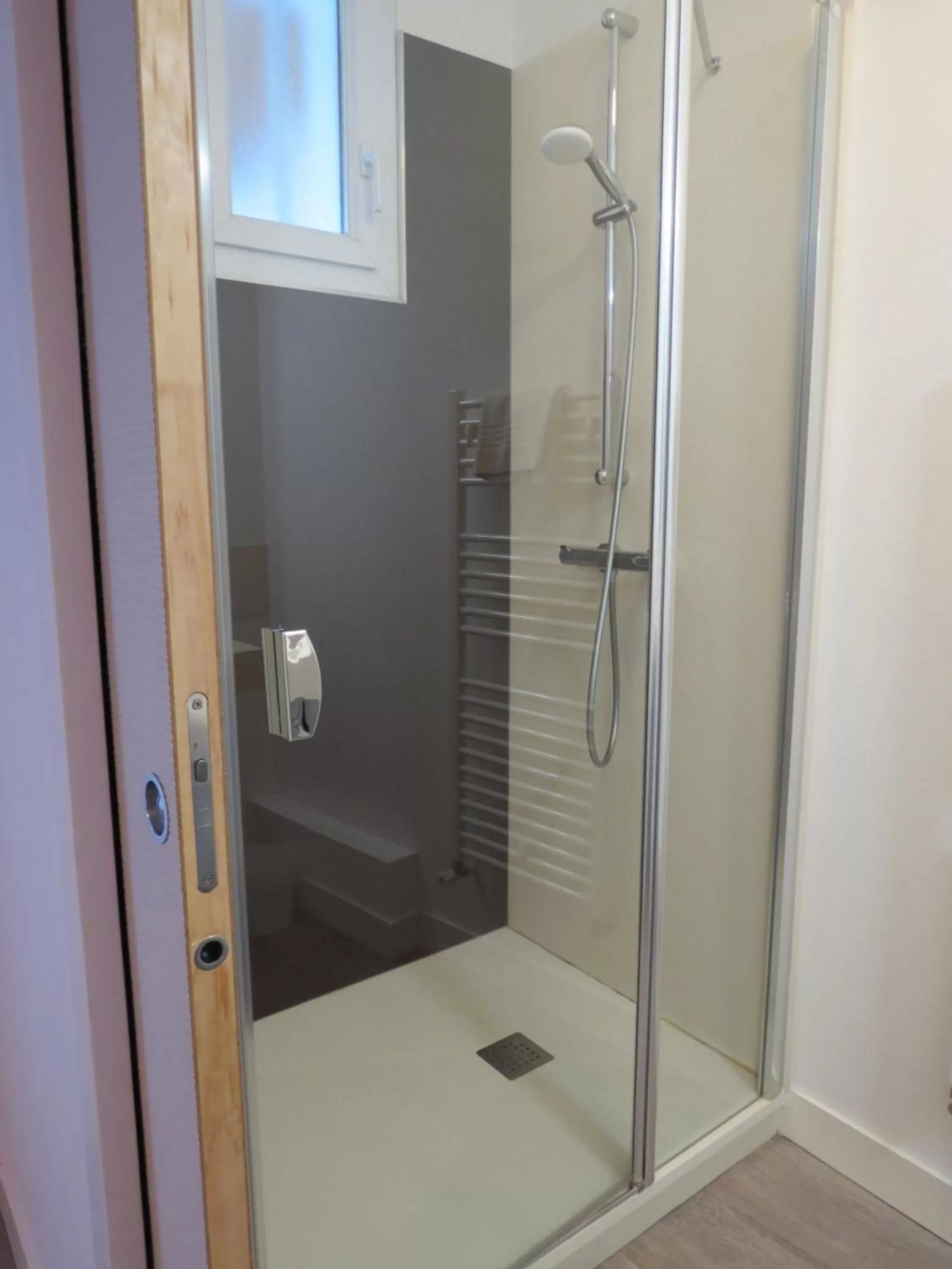Shower in Hotel le Faisan