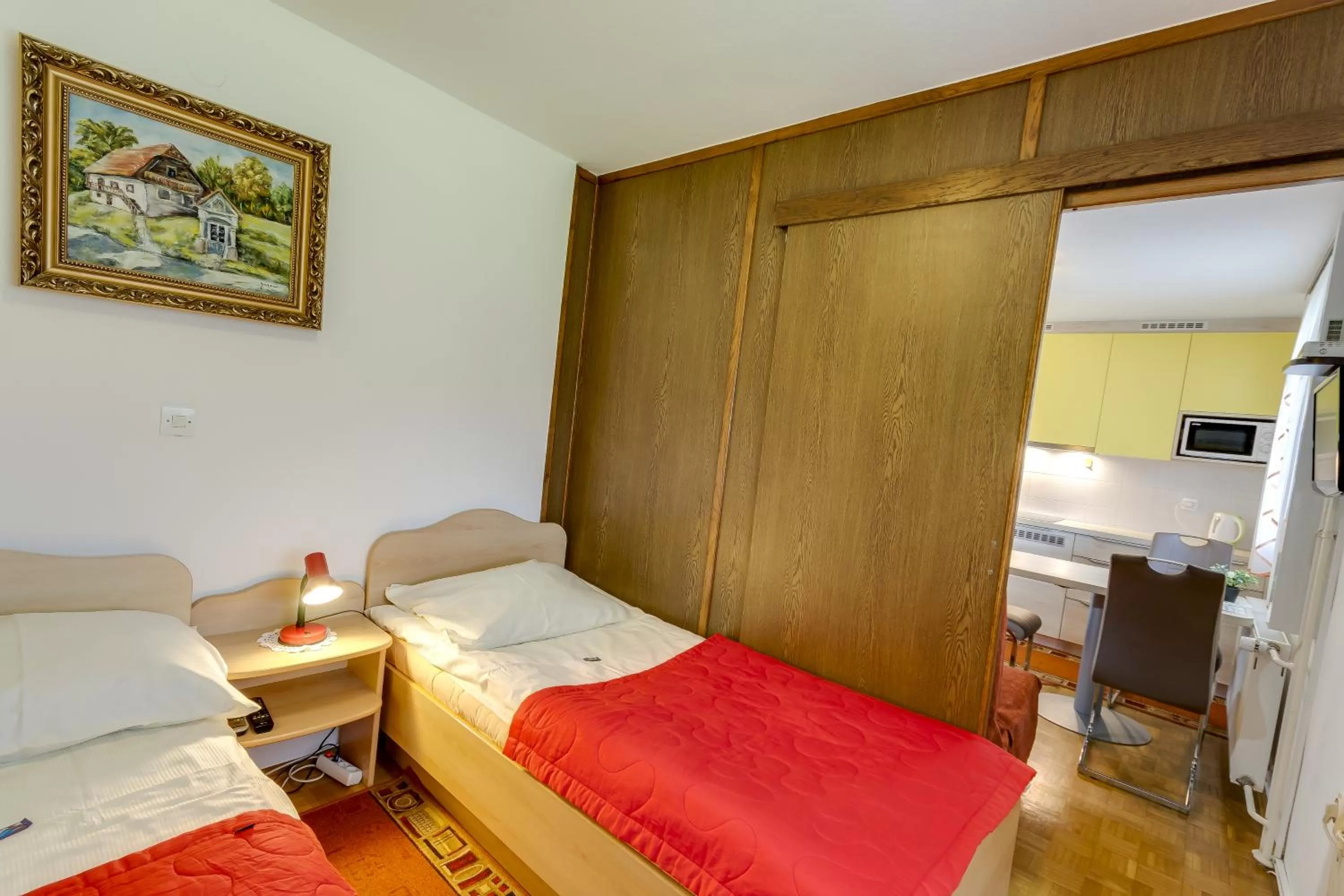 Bedroom, Bed in Rooms & Apartments Jana