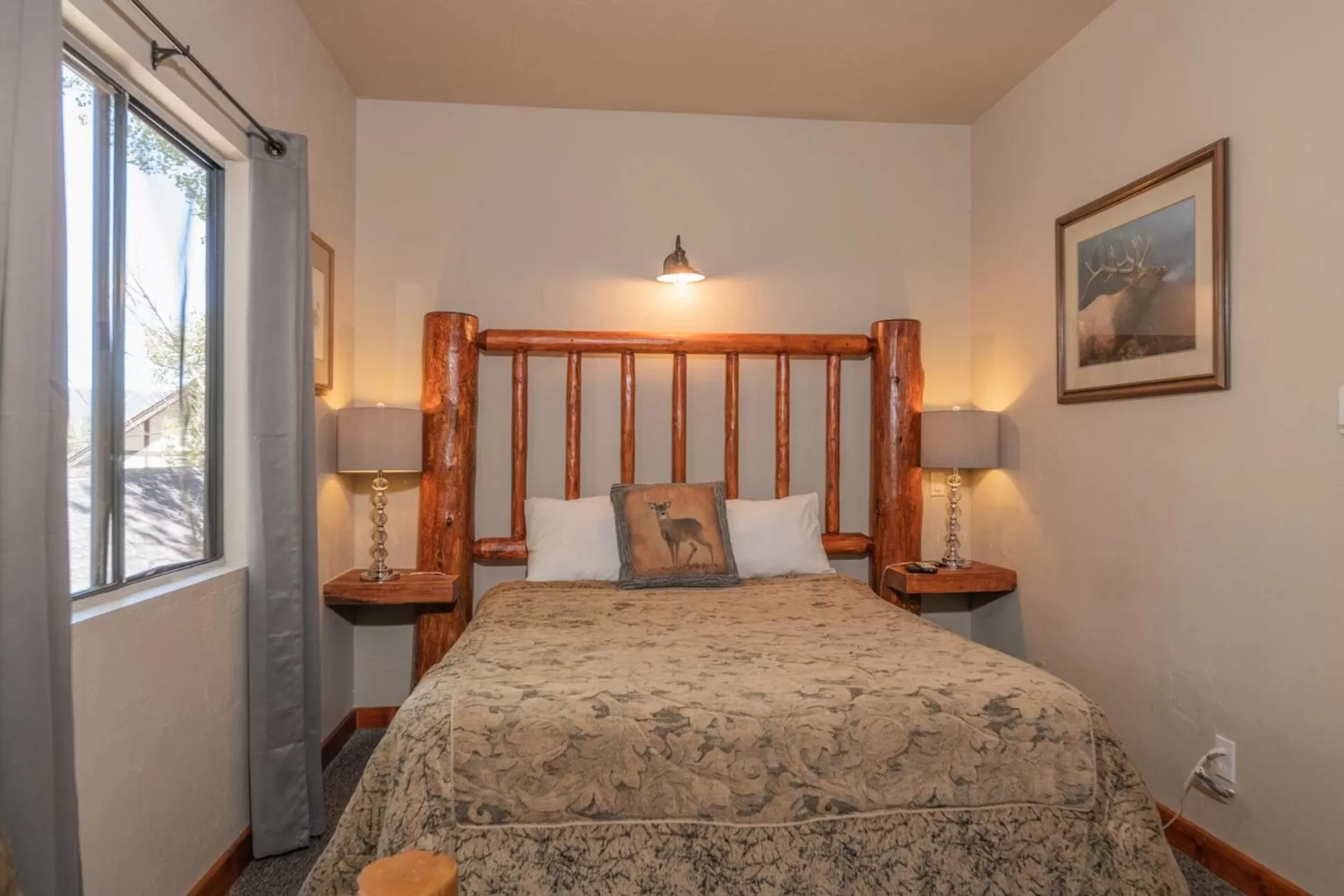 Bed in Black Forest Lodge