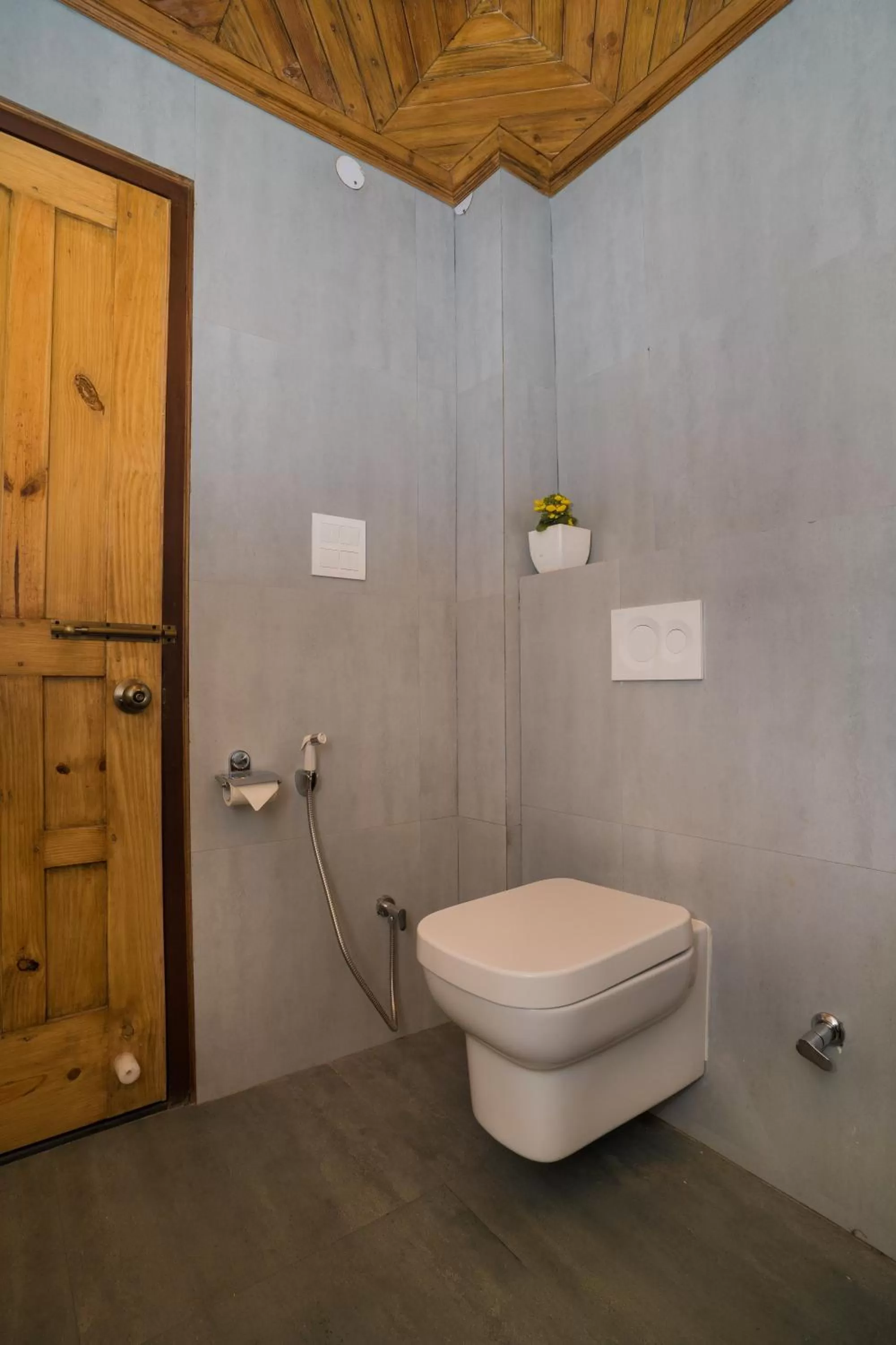 Bathroom in Bhikampur Lodge By Nine Hotels