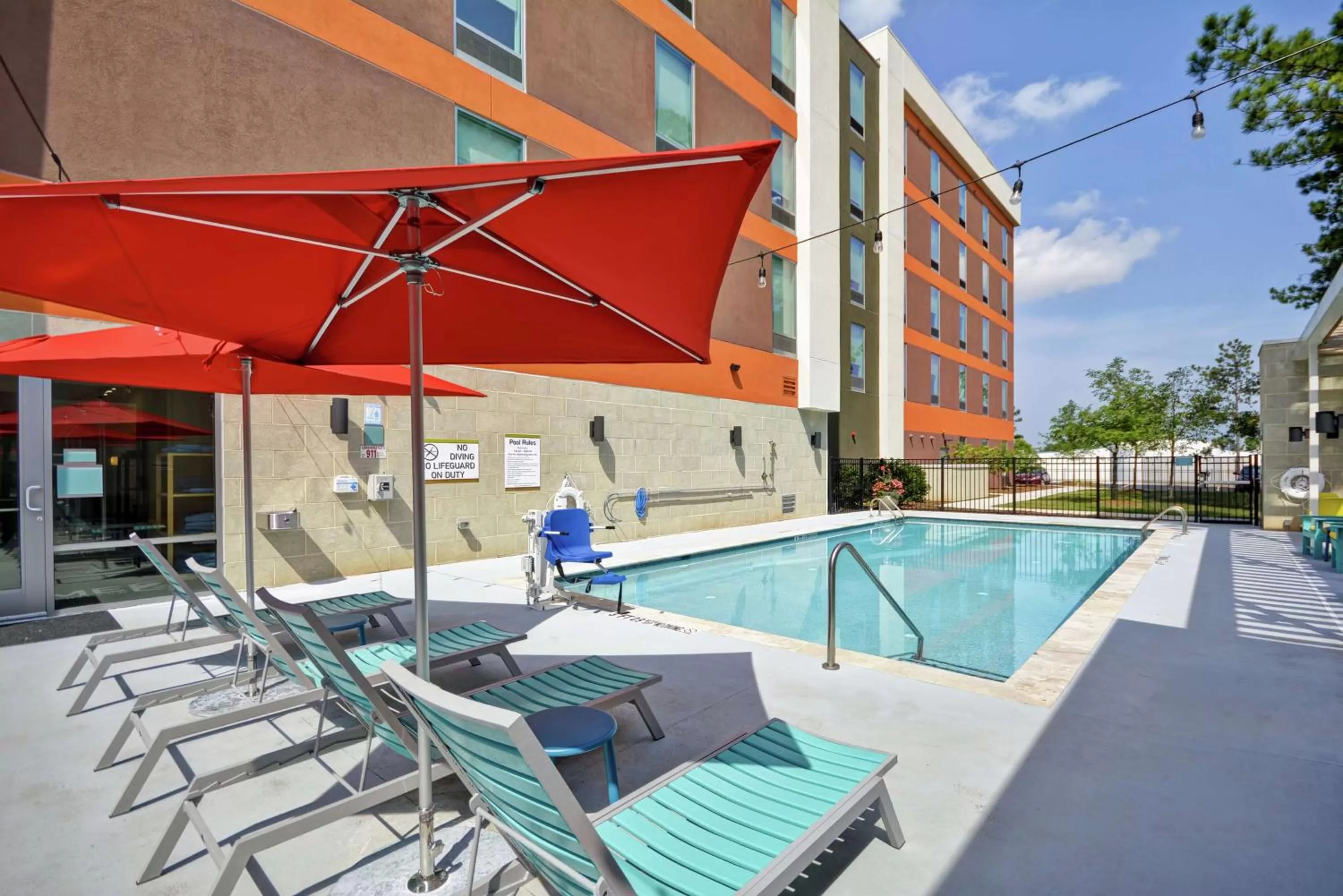 Swimming pool in Home2 Suites By Hilton Atlanta Lithia Springs