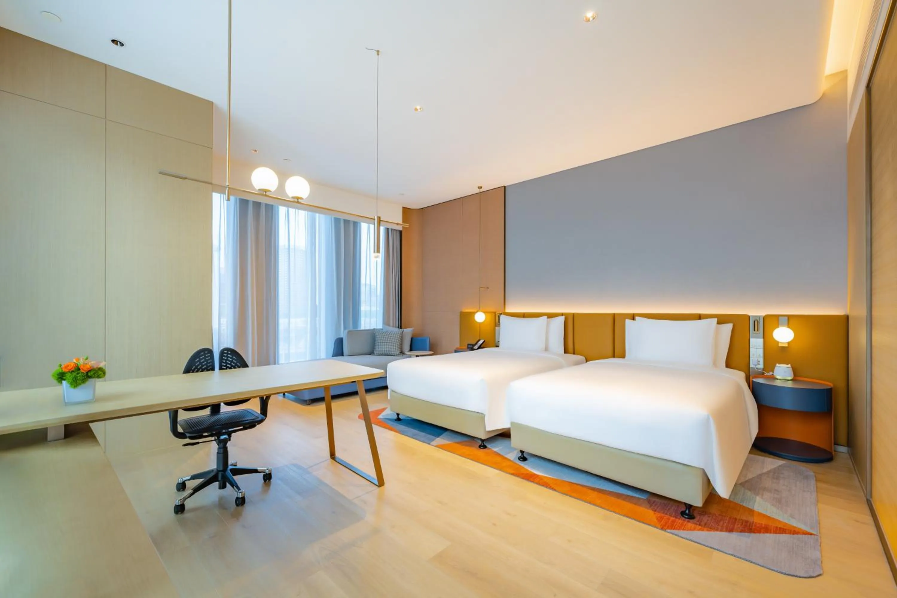 Bed in EVEN Hotels Shanghai Expo by IHG