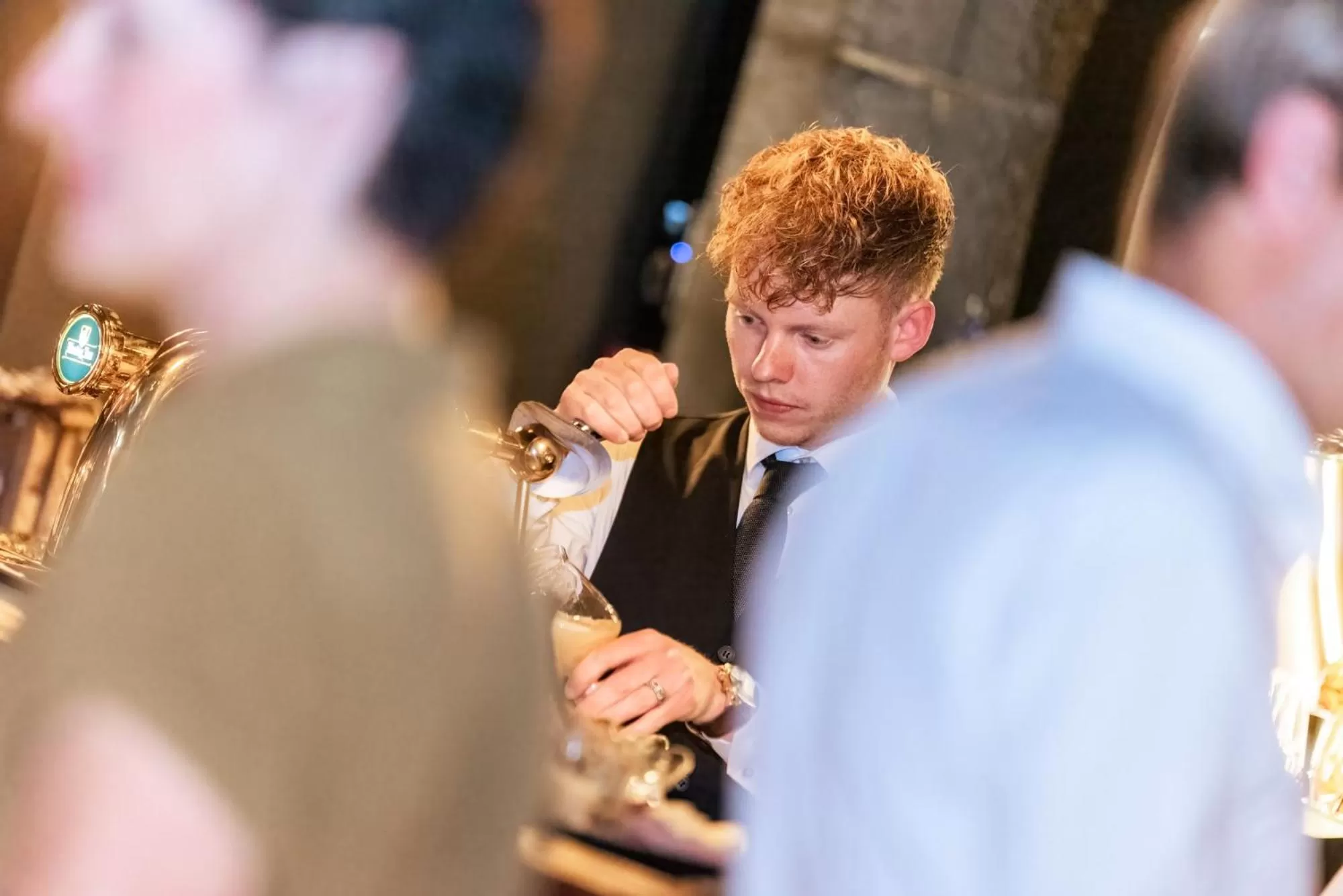 People in Hotel Restaurant Grandcafé 't Voorhuys