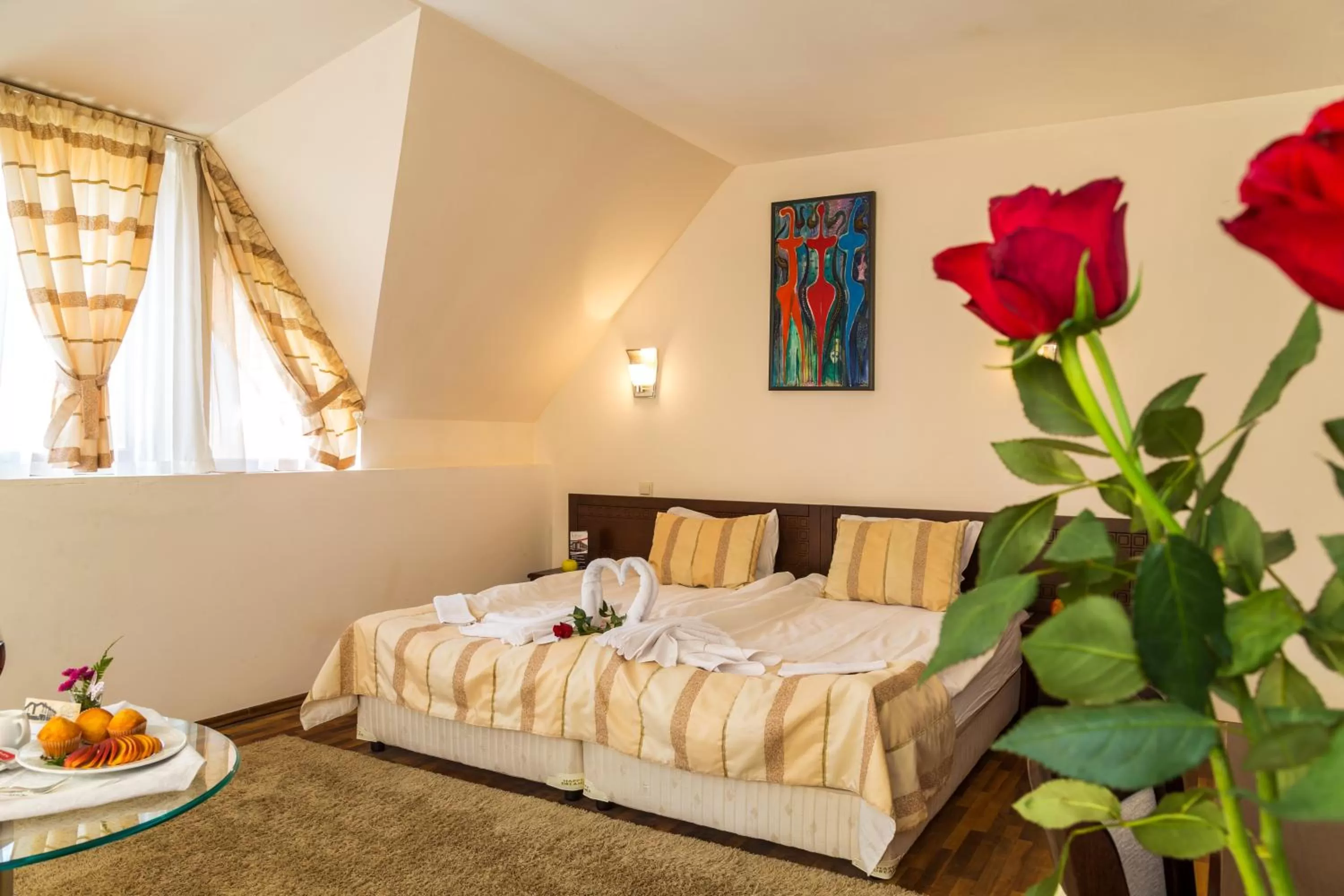 Bedroom, Bed in Family Hotel Teteven