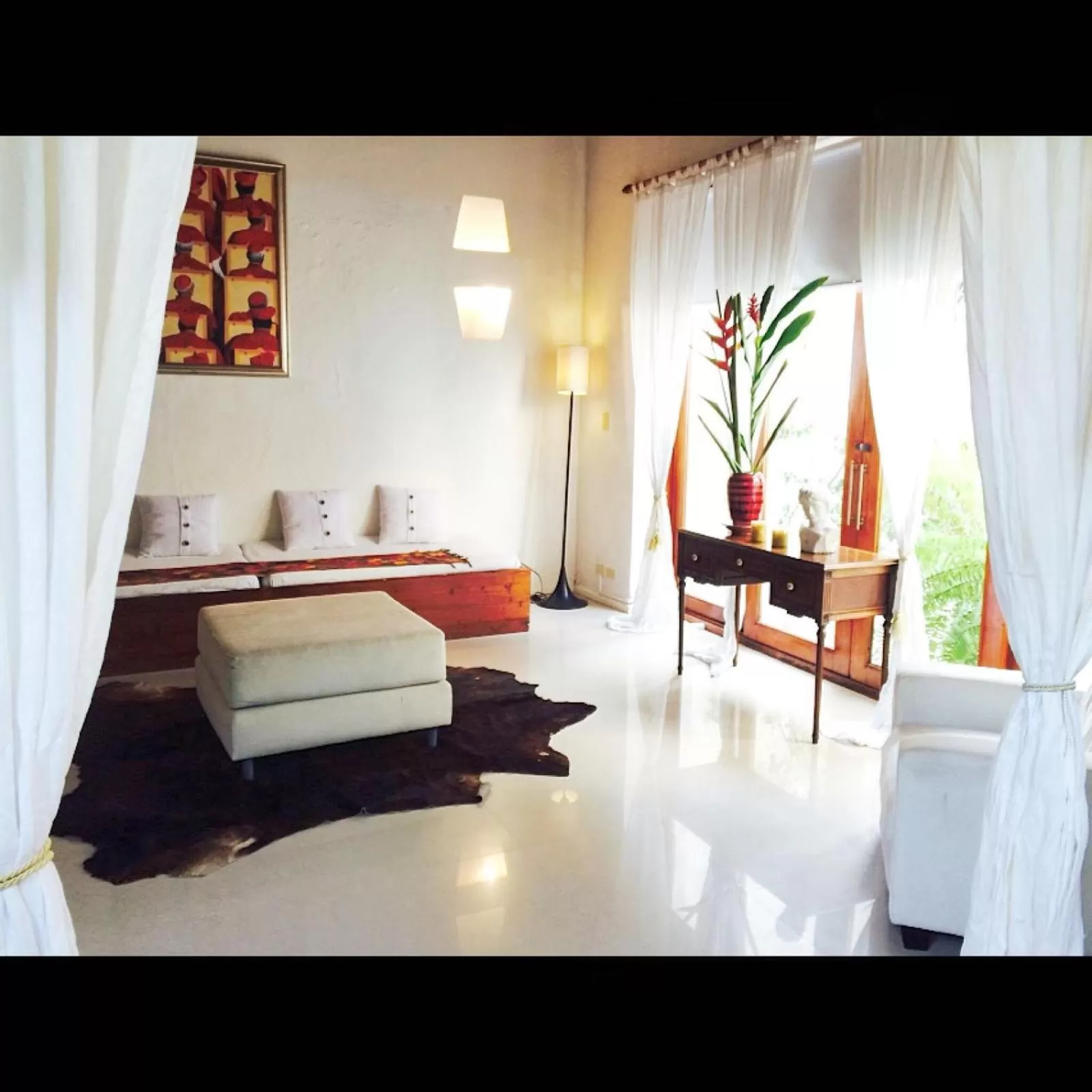 Living room, Bed in Portal de la Marquesa