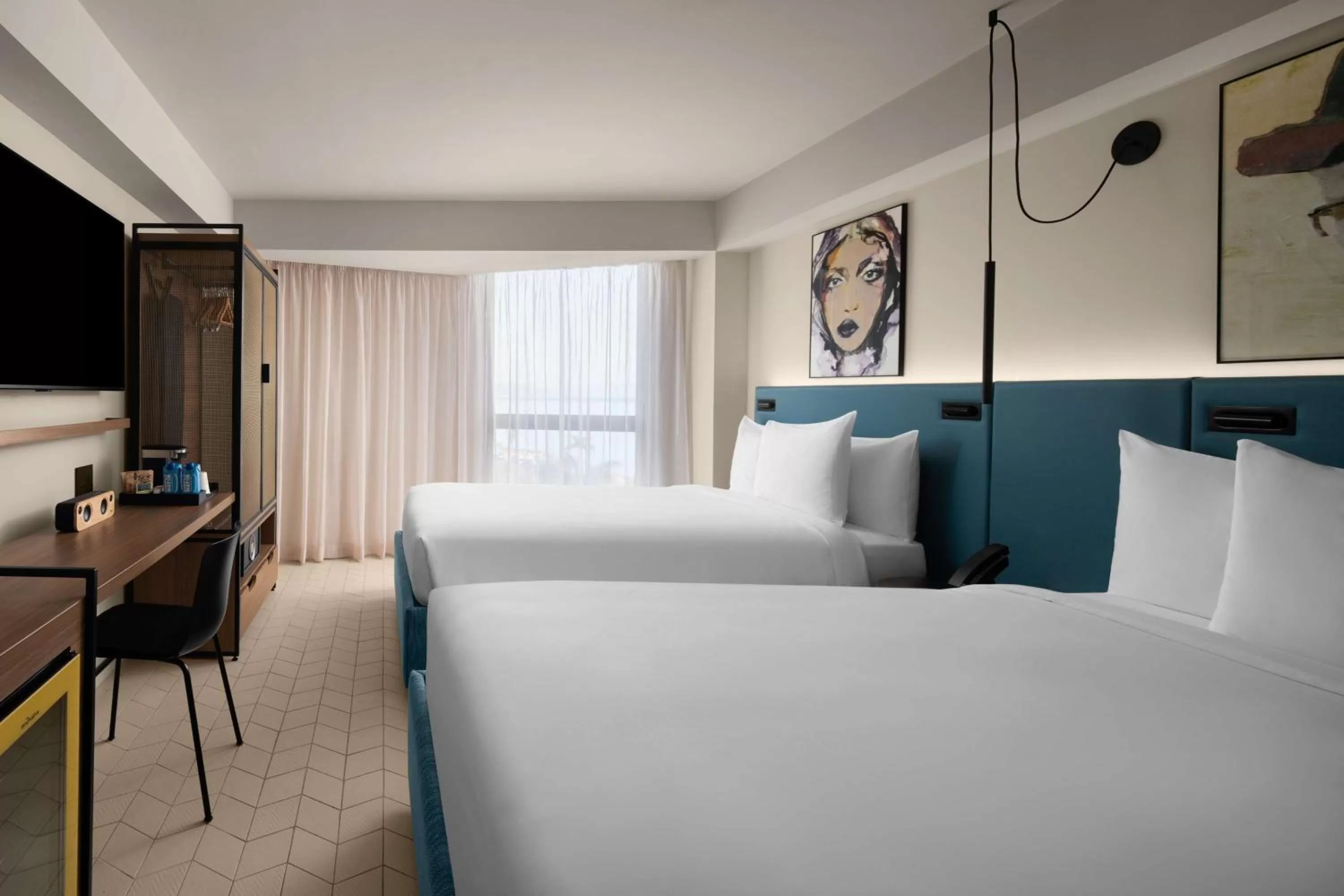 Bedroom, Bed in ROK Hotel Kingston, Tapestry Collection By Hilton