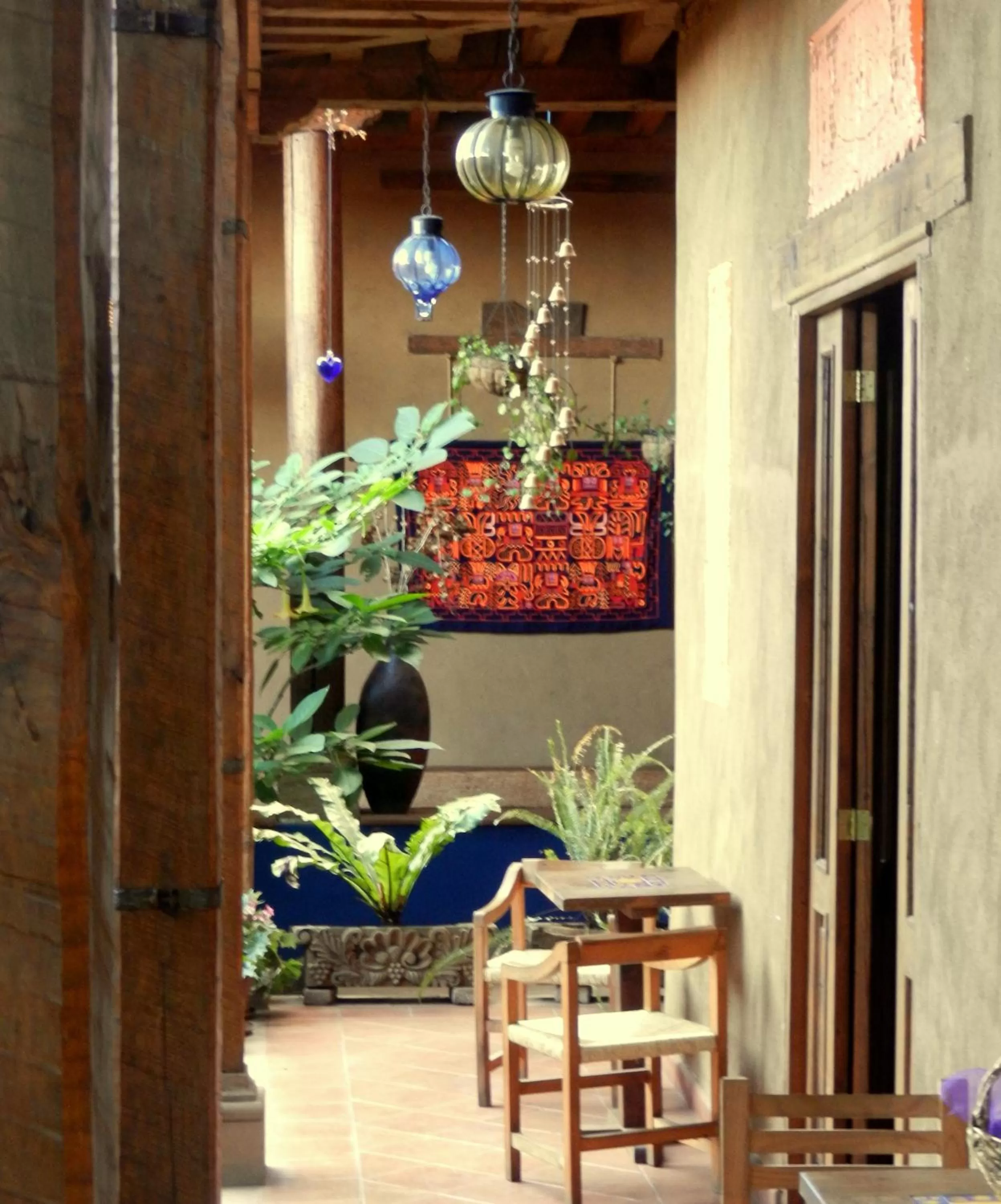 Patio in Posada Yolihuani