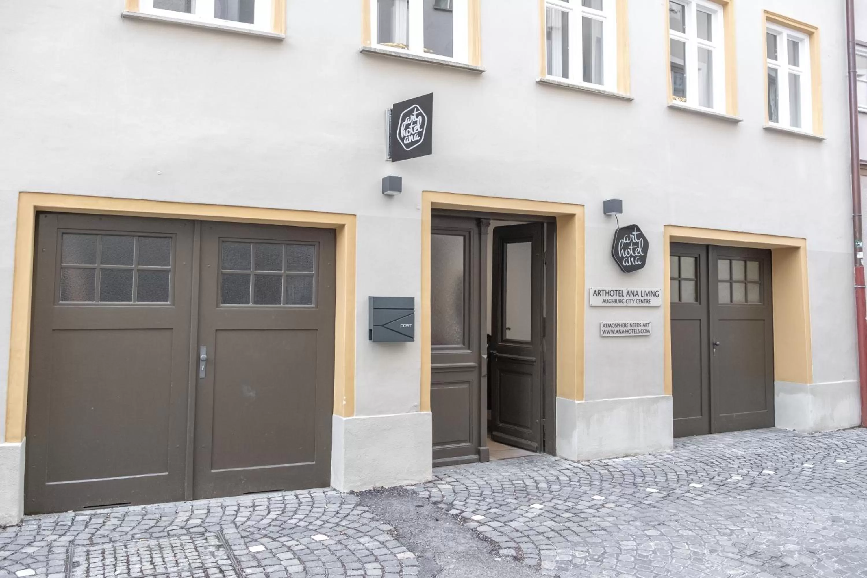 Facade/entrance in ANA Living Augsburg City Center by Arthotel ANA - Self-Service-Hotel