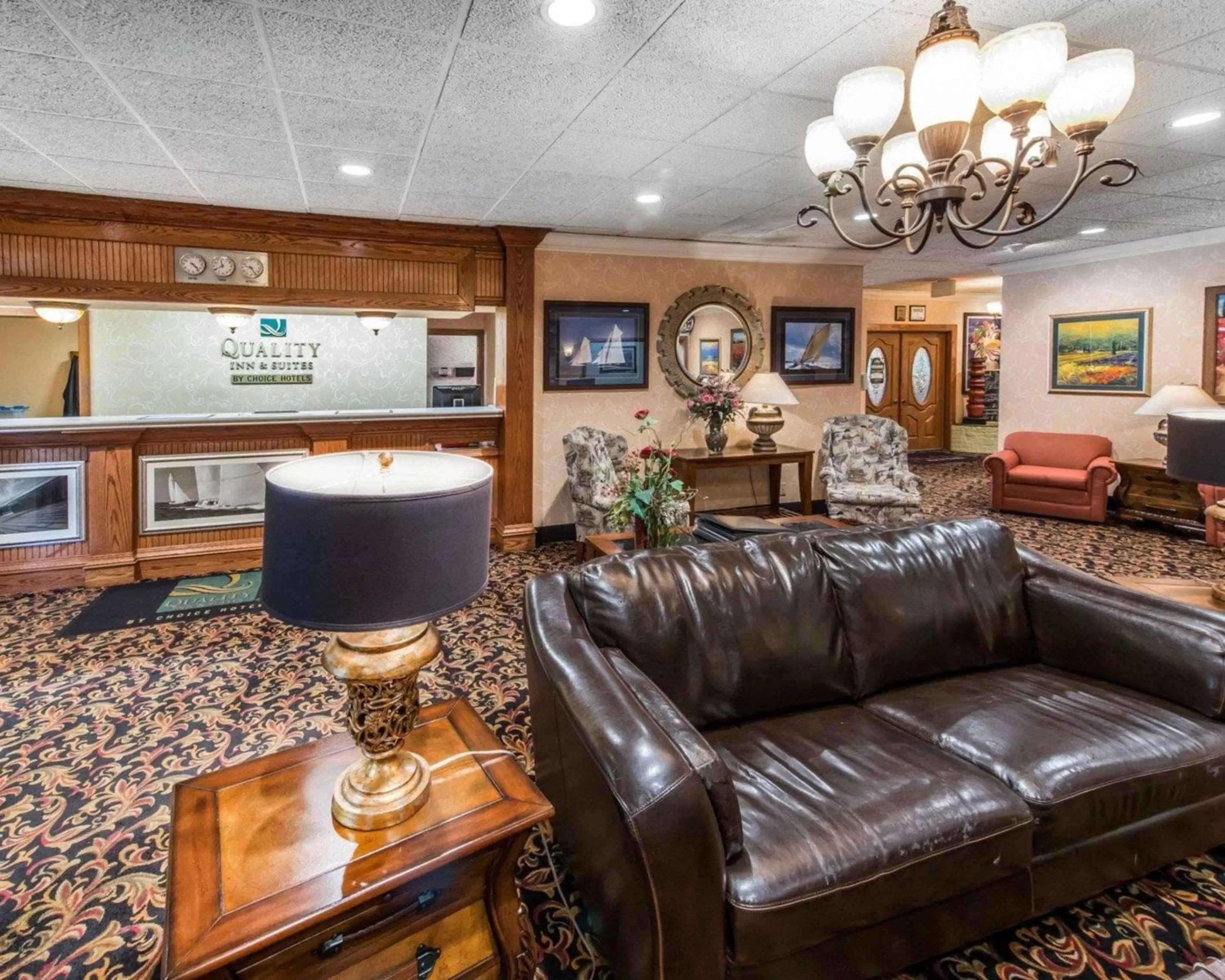 Lobby or reception in Quality Inn & Suites Erie near Casino
