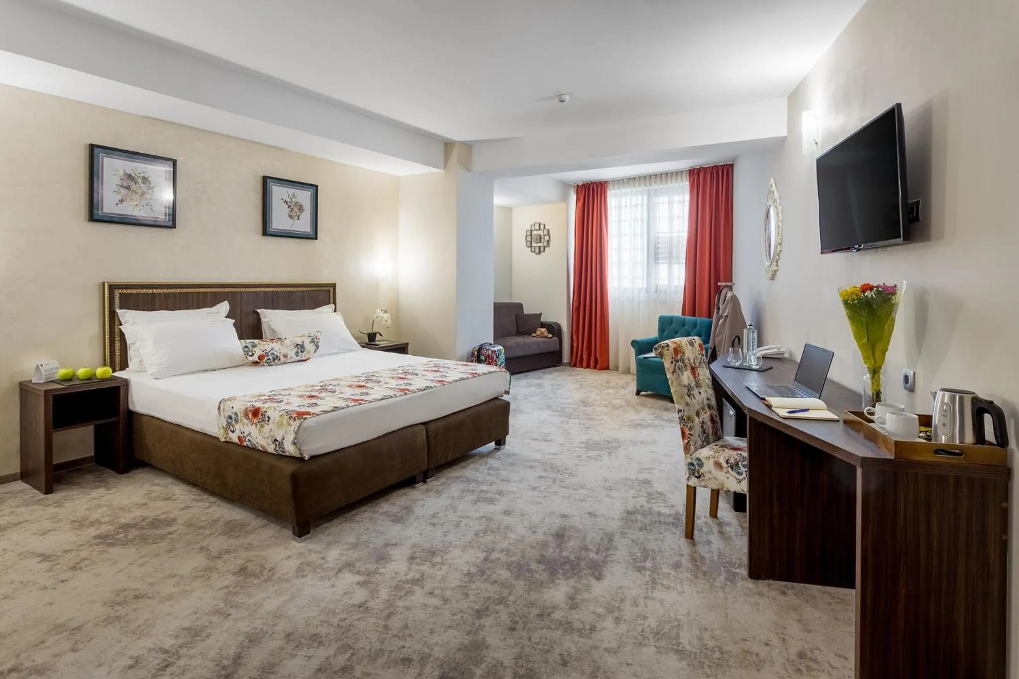 Bedroom, Bed in Prestige Boutique Hotel Craiova