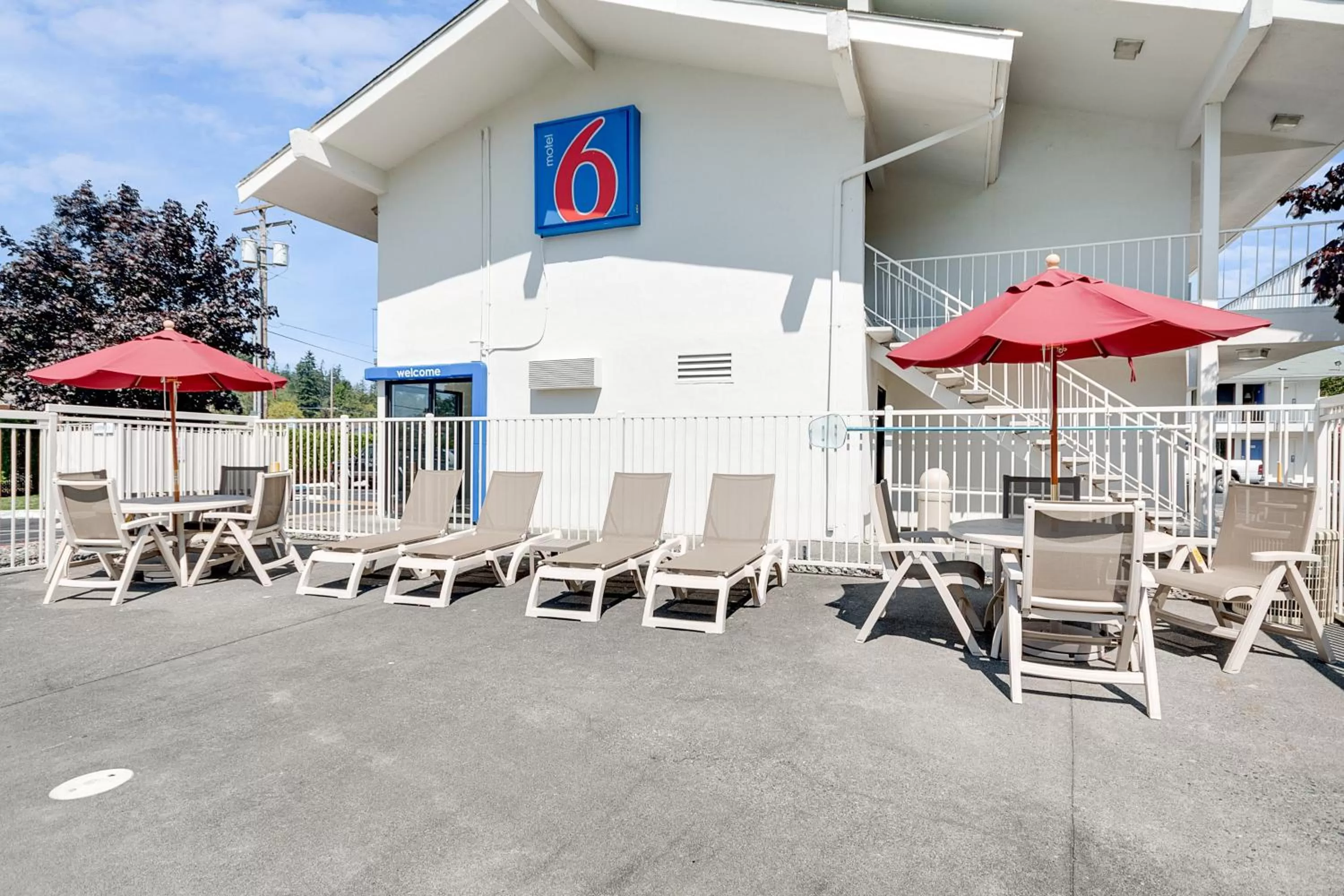 Facade/entrance in Motel 6-Bellingham, WA