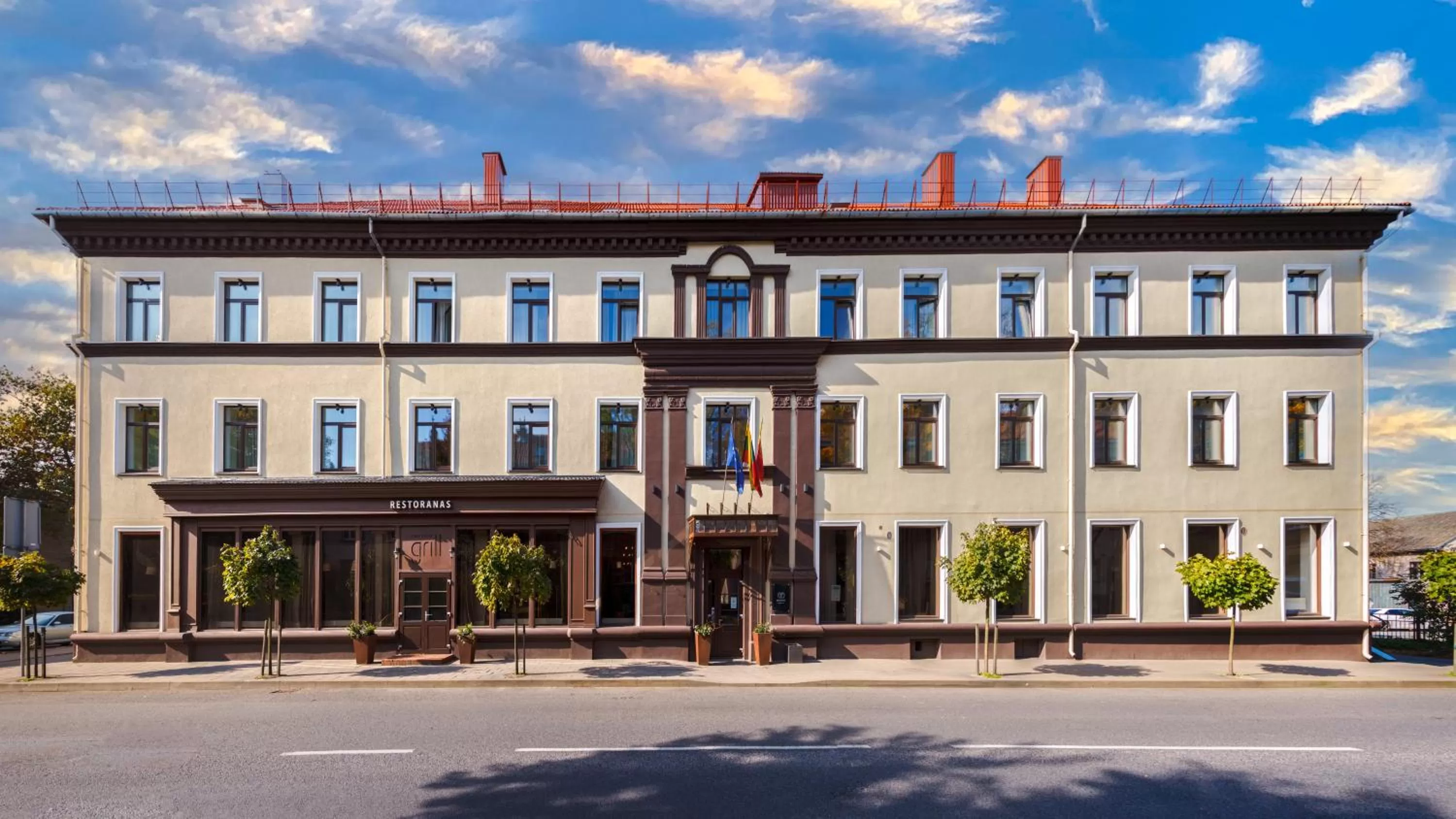 Property building in Old Town Hotel Bohema, Klaipėda