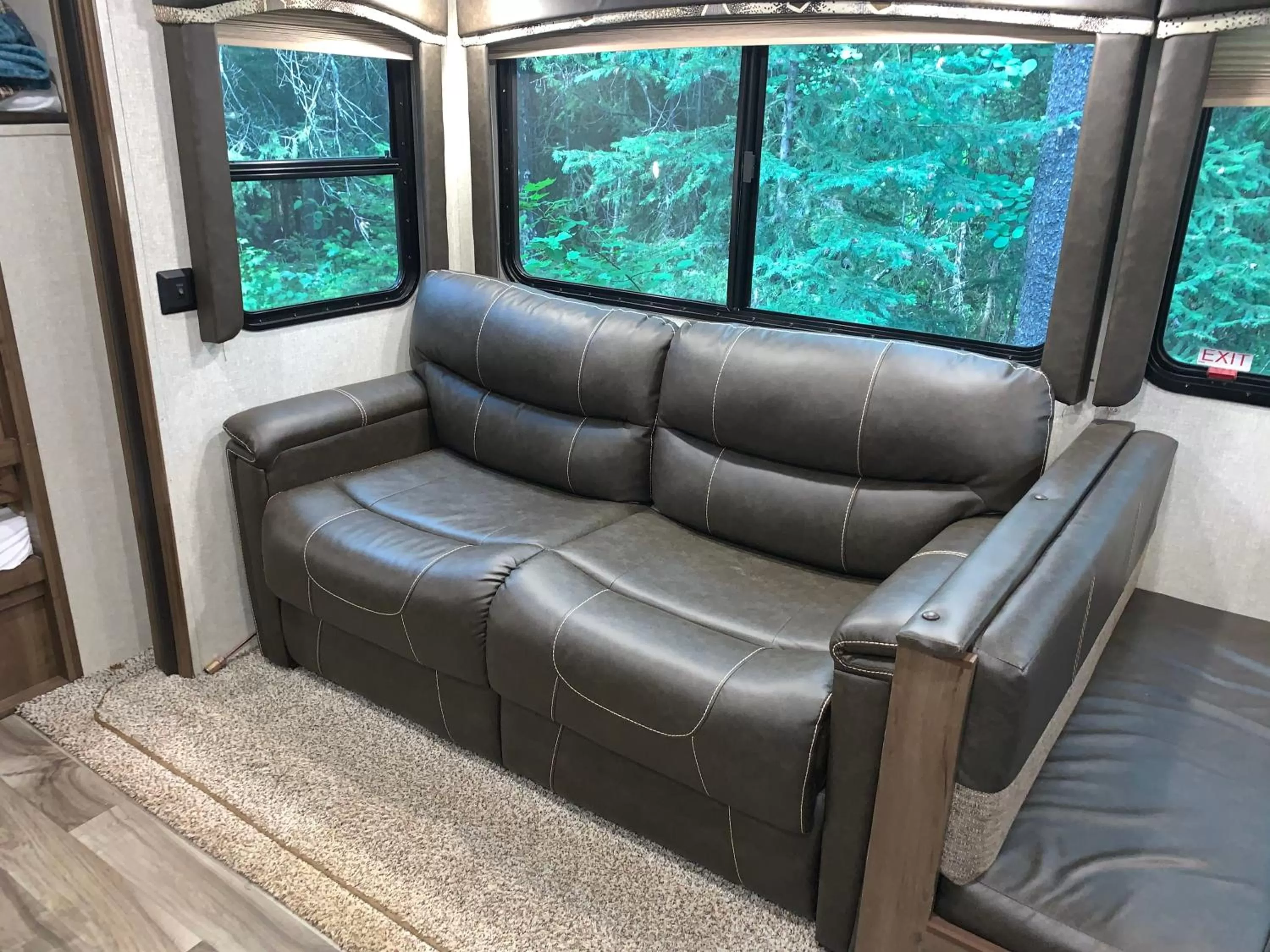 Bed in Glacier Haven Inn