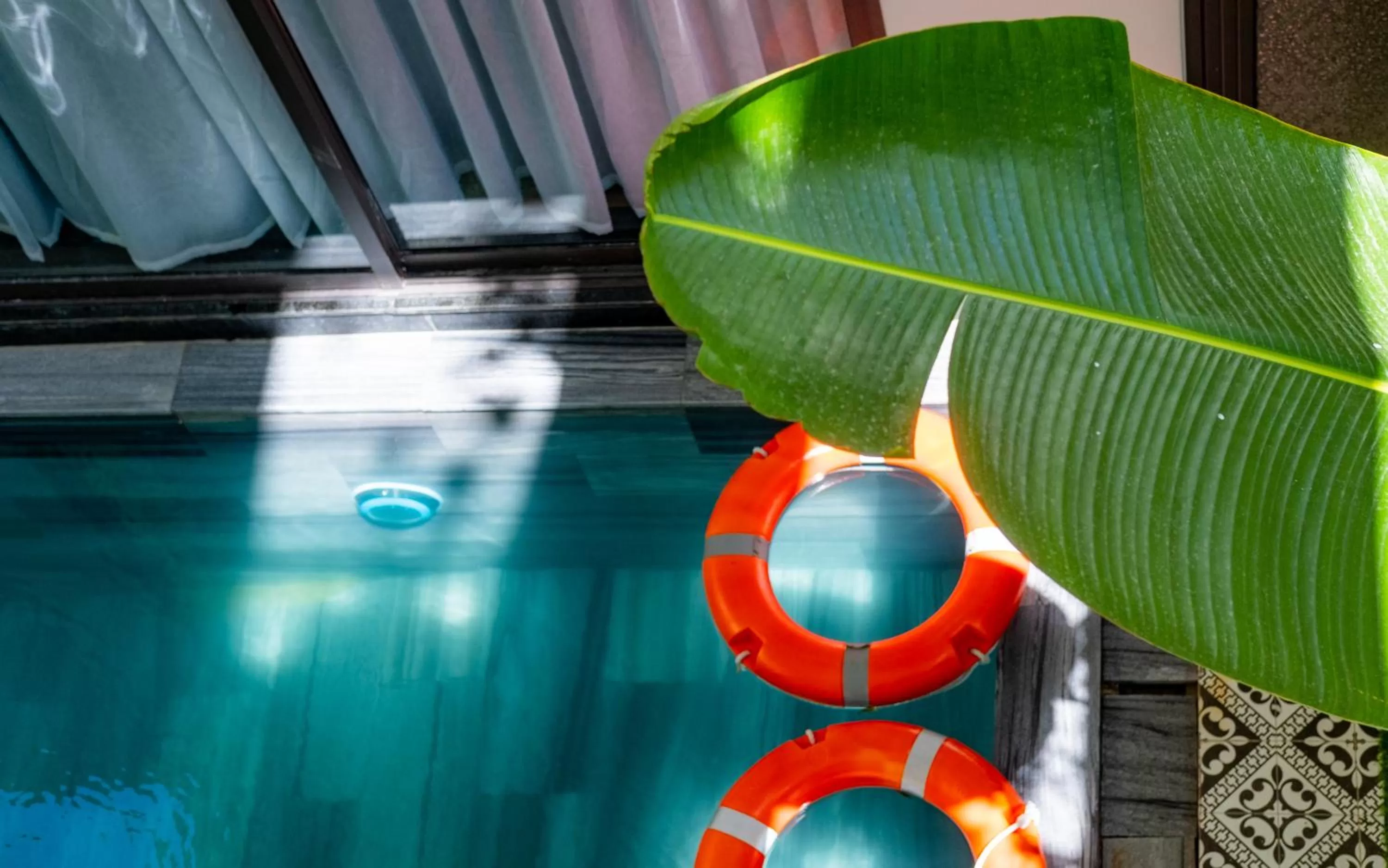 Swimming pool in hoi an center town