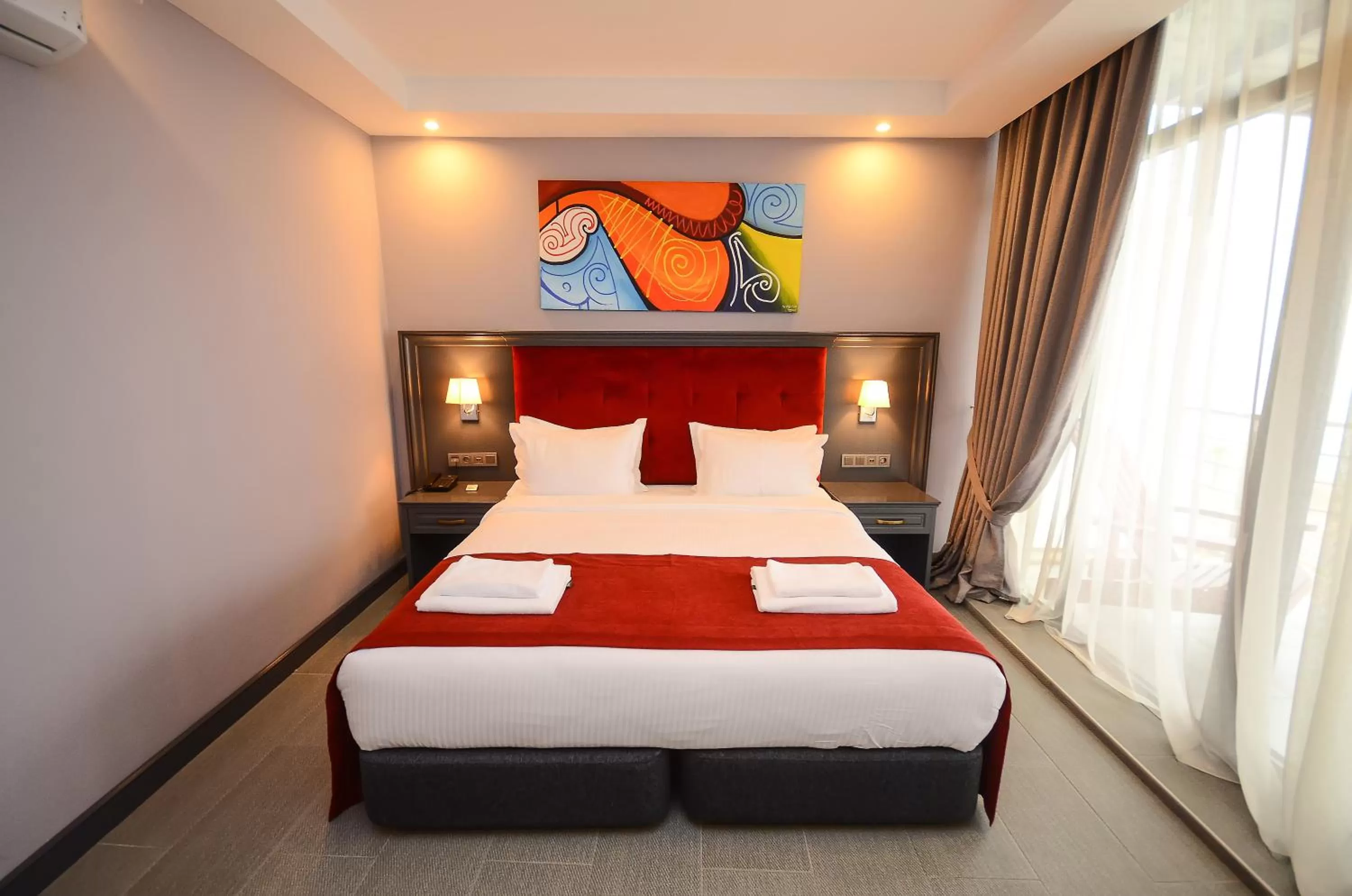 Bedroom, Bed in Batumi Palm Hotel