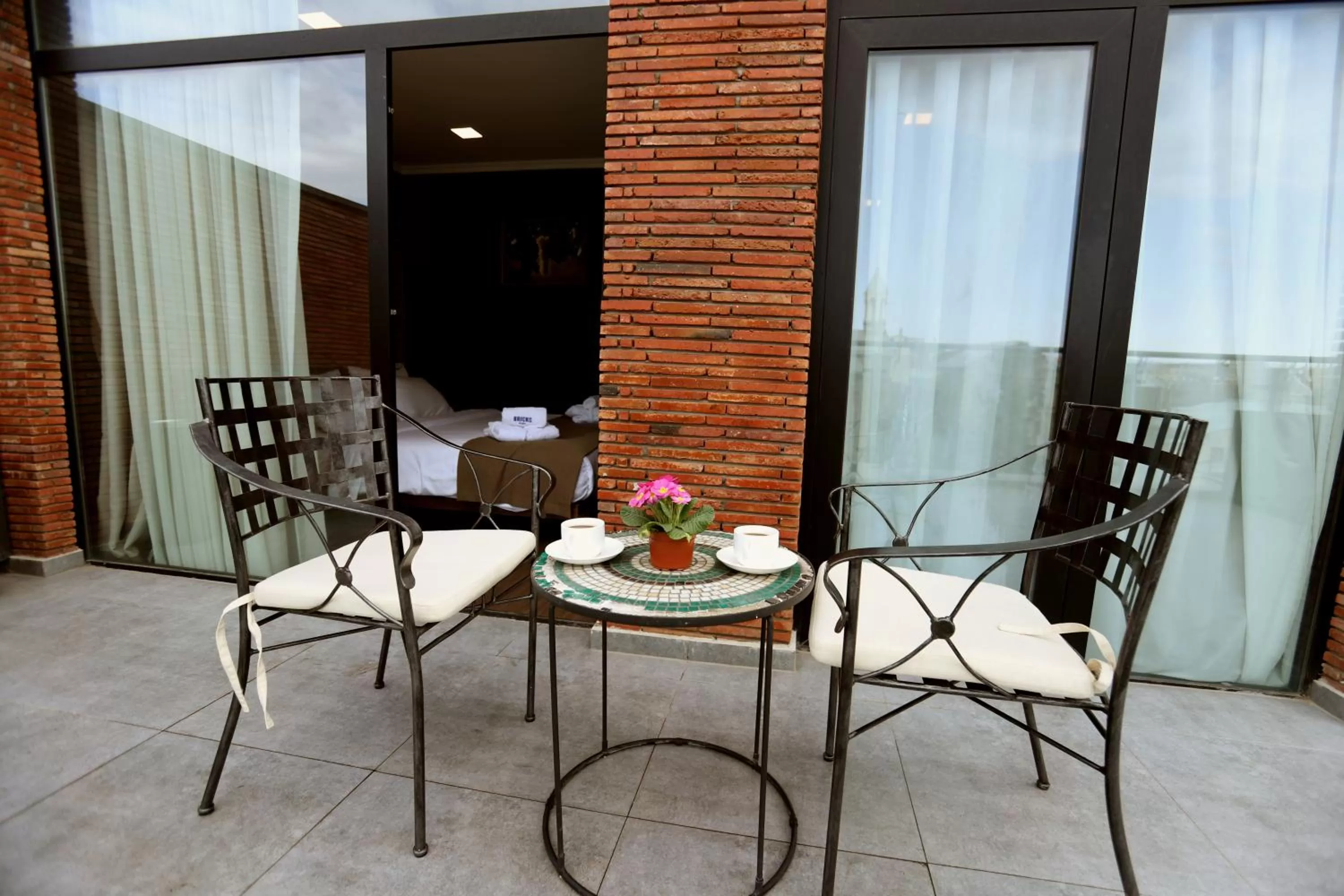 Balcony/Terrace in Bricks Hotel Tbilisi
