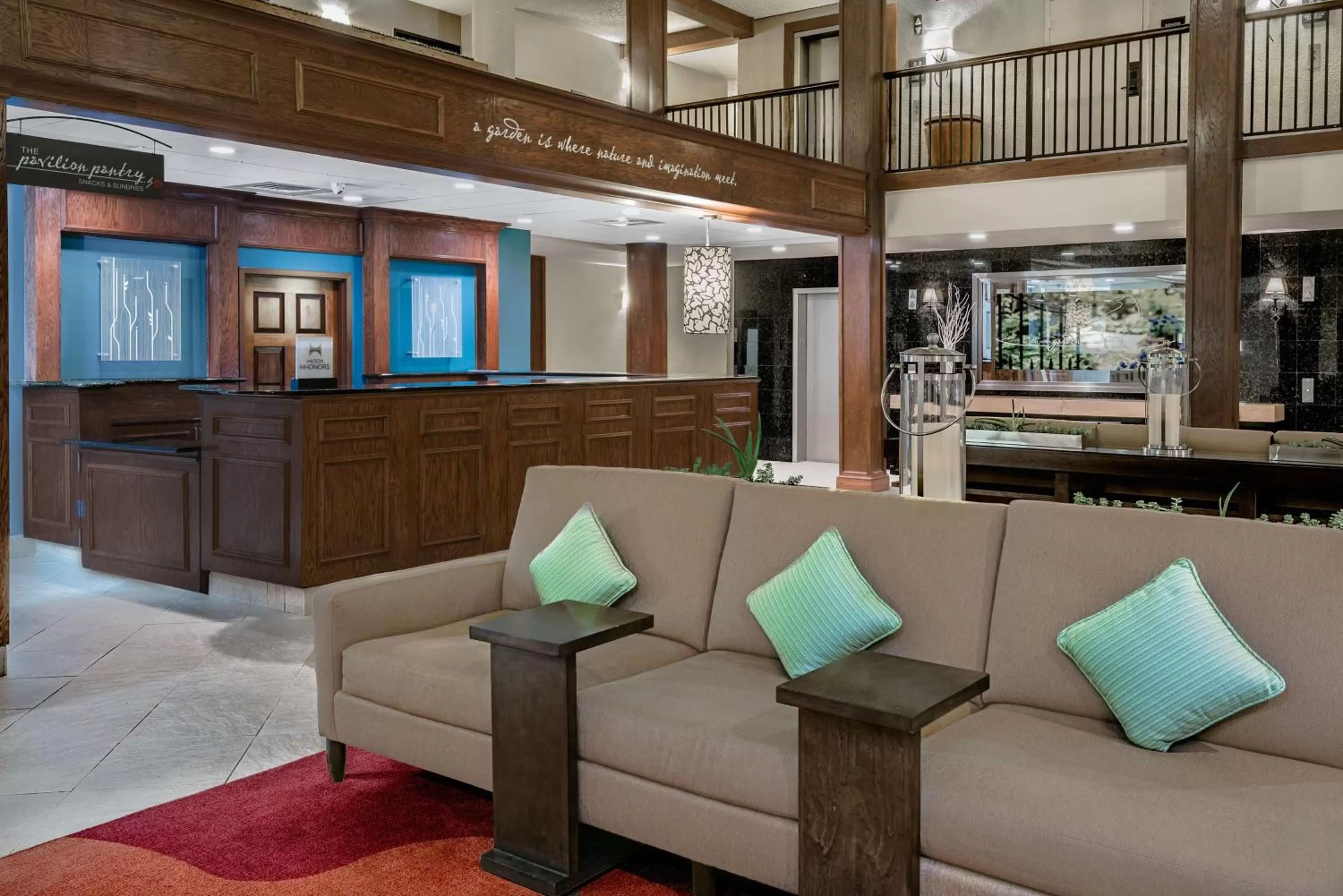 Lobby or reception in Hilton Garden Inn San Antonio Airport