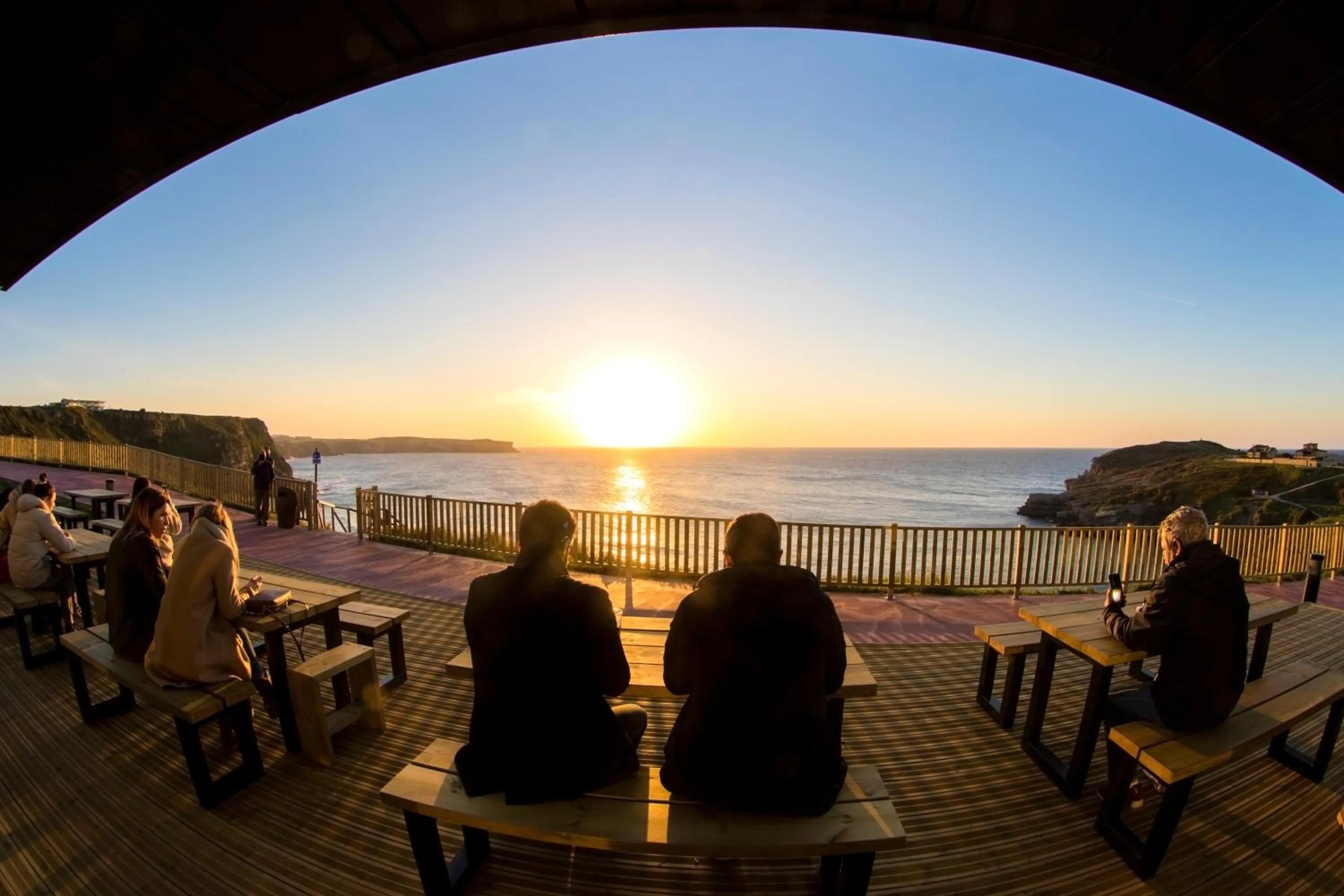 Sunset in Hotel El Castillo de Los Locos