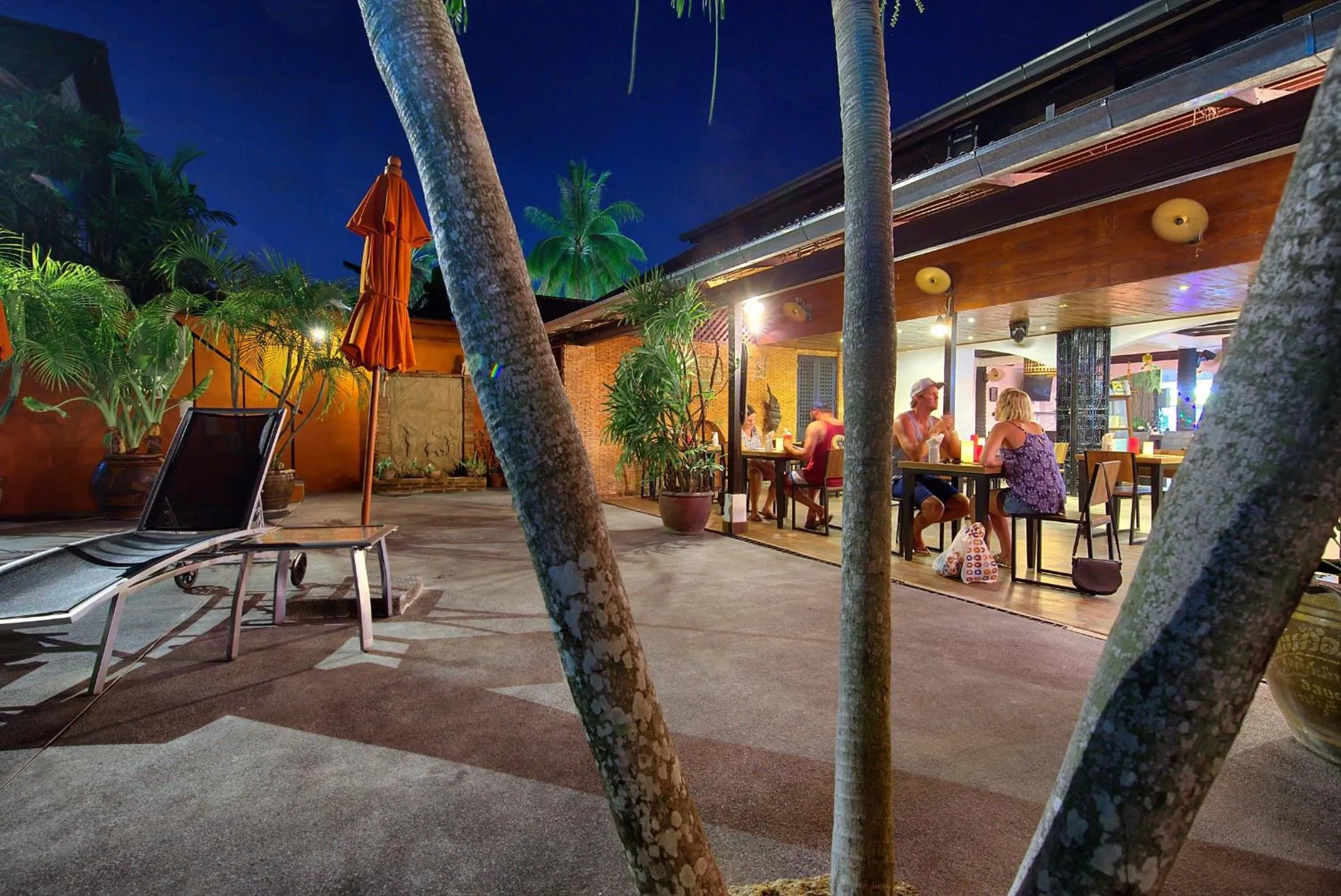 Patio in Eden Bungalows Fisherman's village