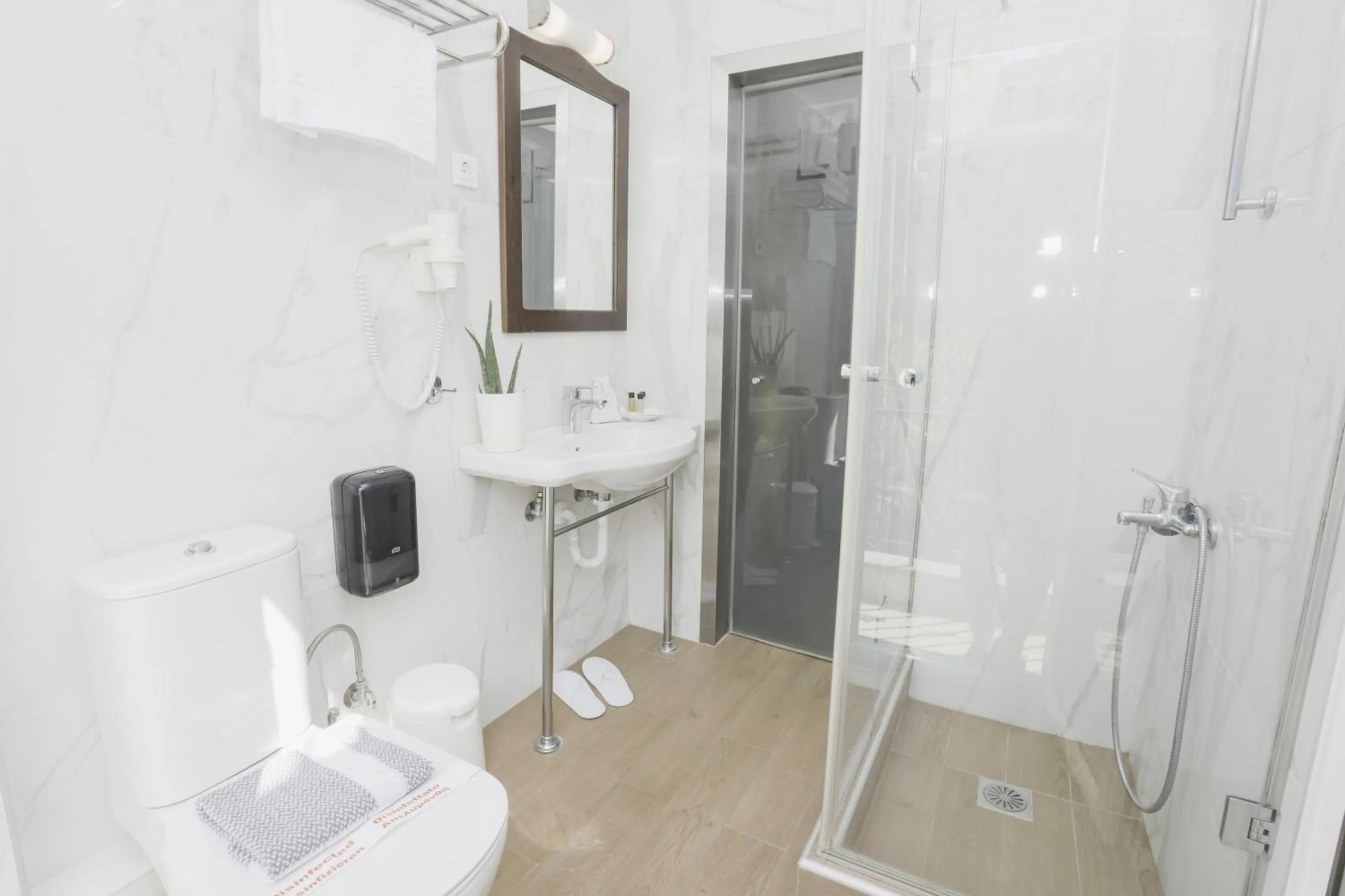 Bathroom in Aegeon Hotel