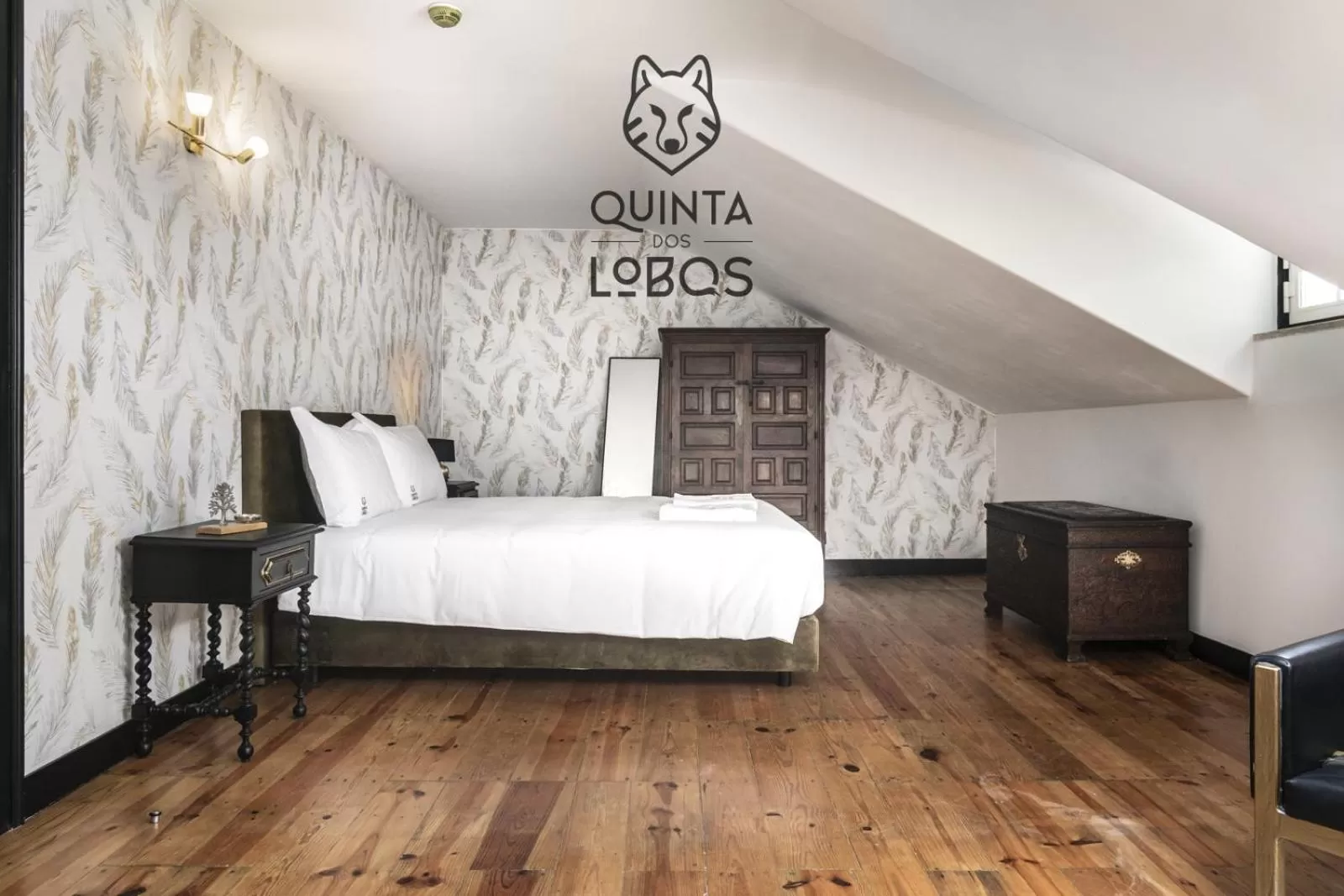 Bedroom, Bed in Quinta dos Lobos Boutique Hotel - Nature Experience