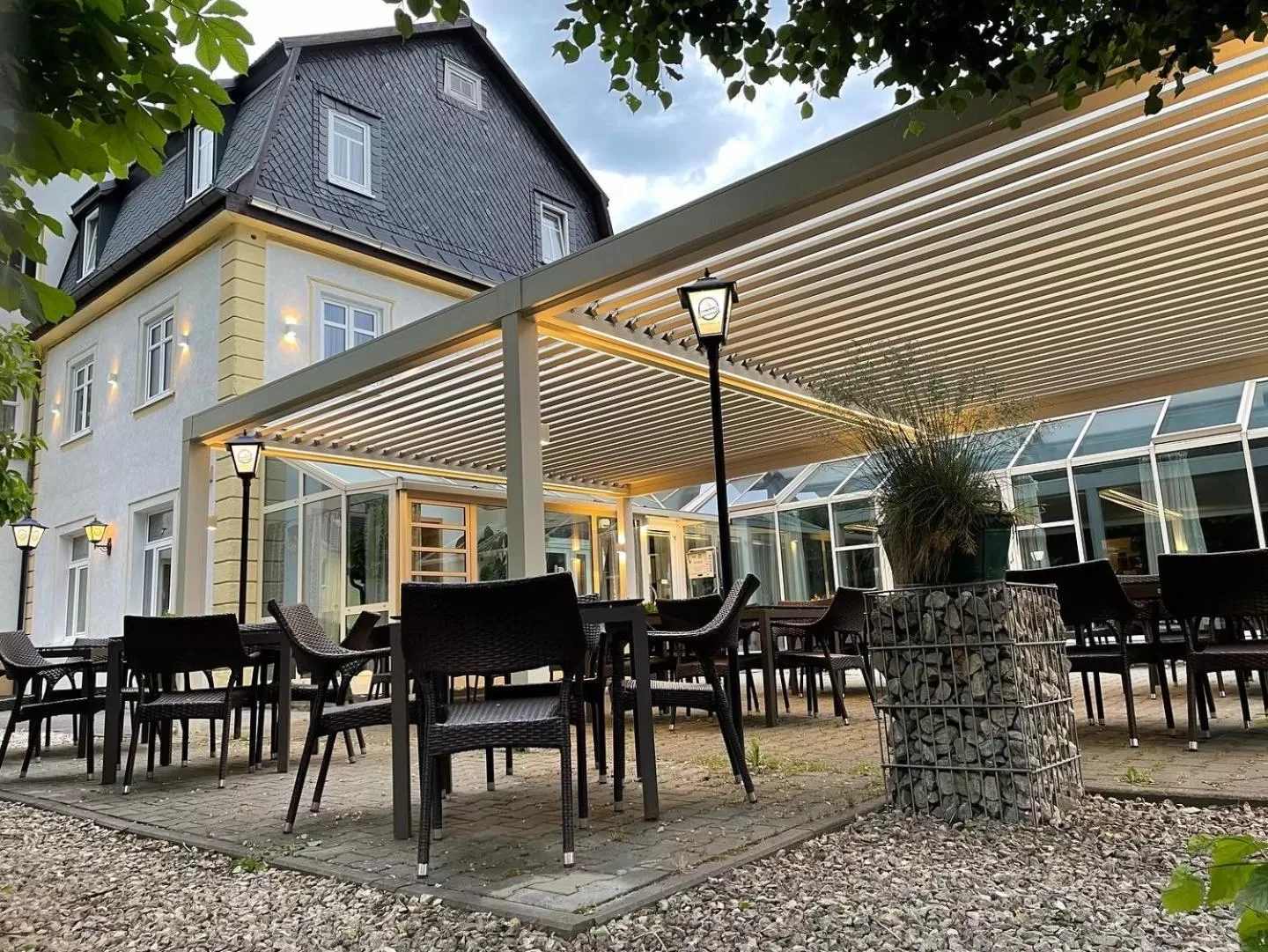 Garden in Hotel-Gasthof Hüttensteinach