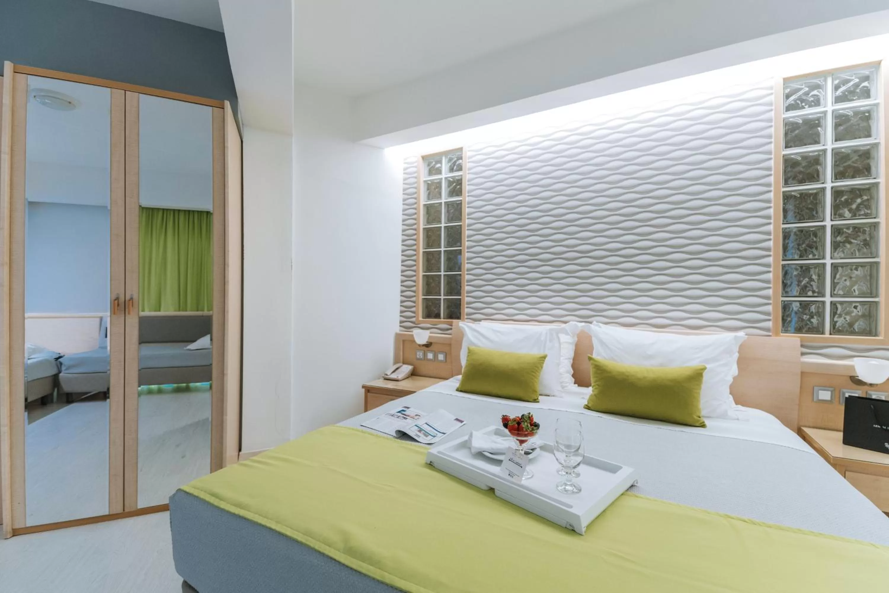 Bed in Semiramis City Hotel