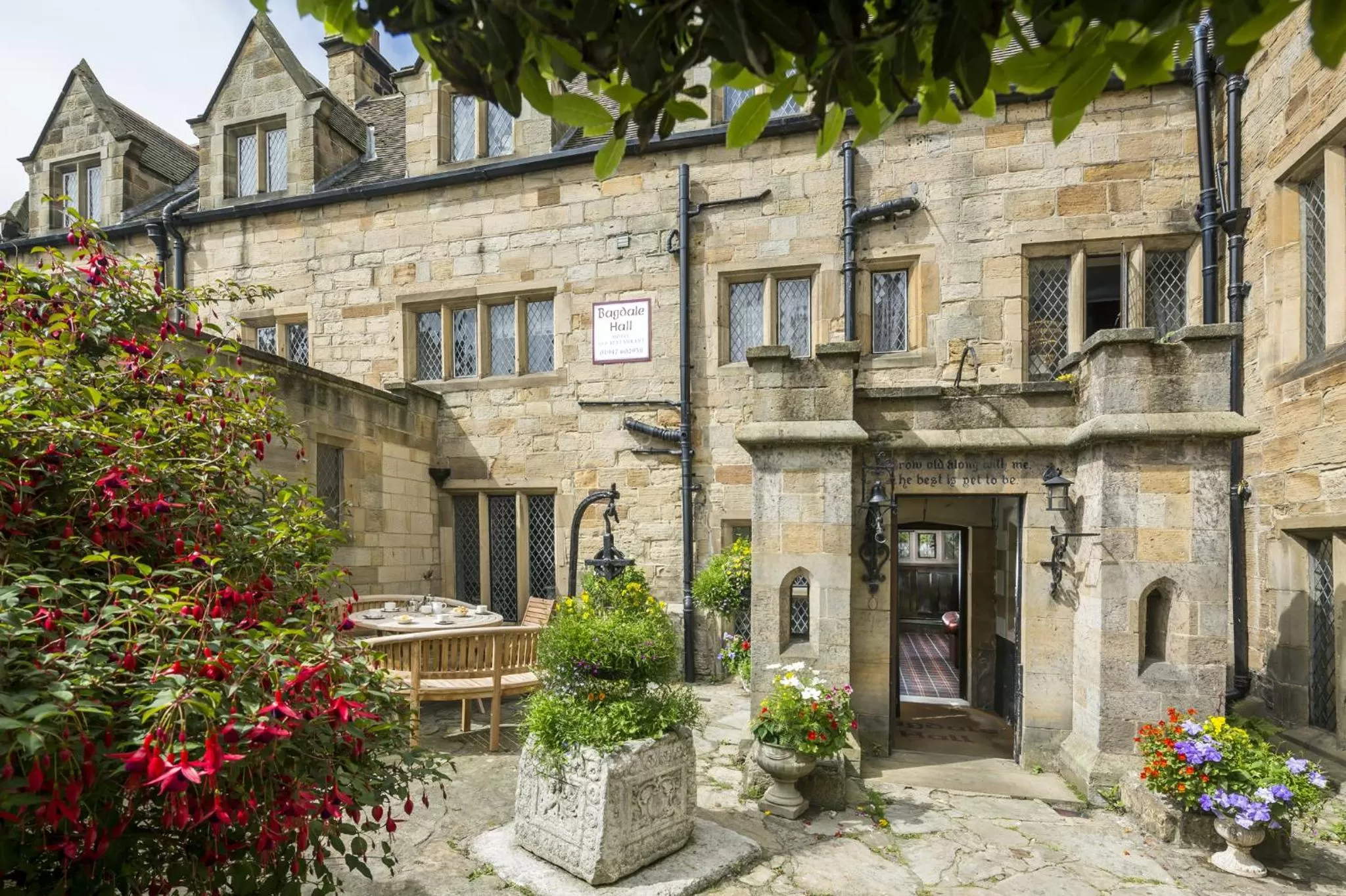 Facade/entrance in Bagdale Hall