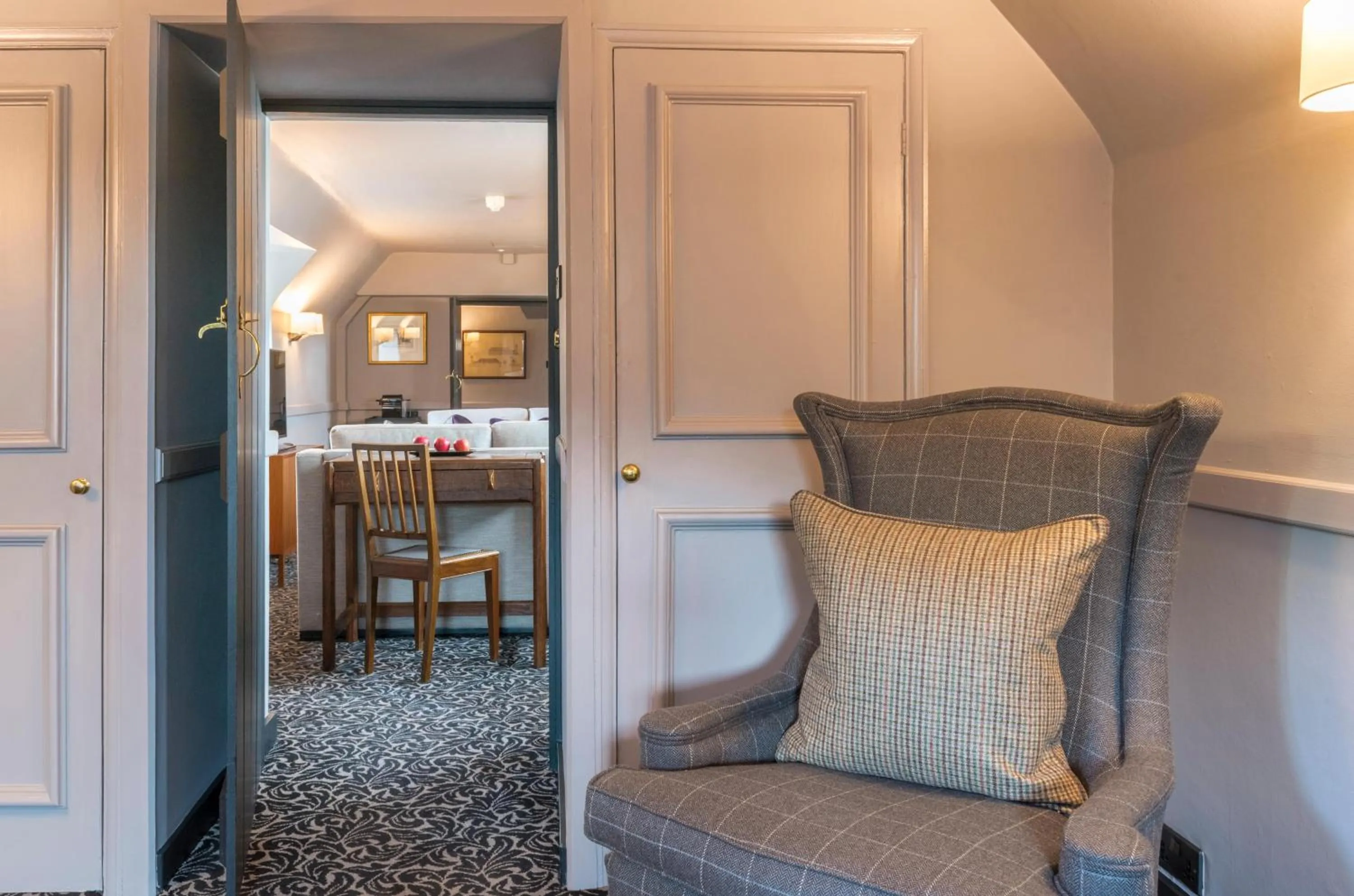 Living room in The Lygon Arms - an Iconic Luxury Hotel