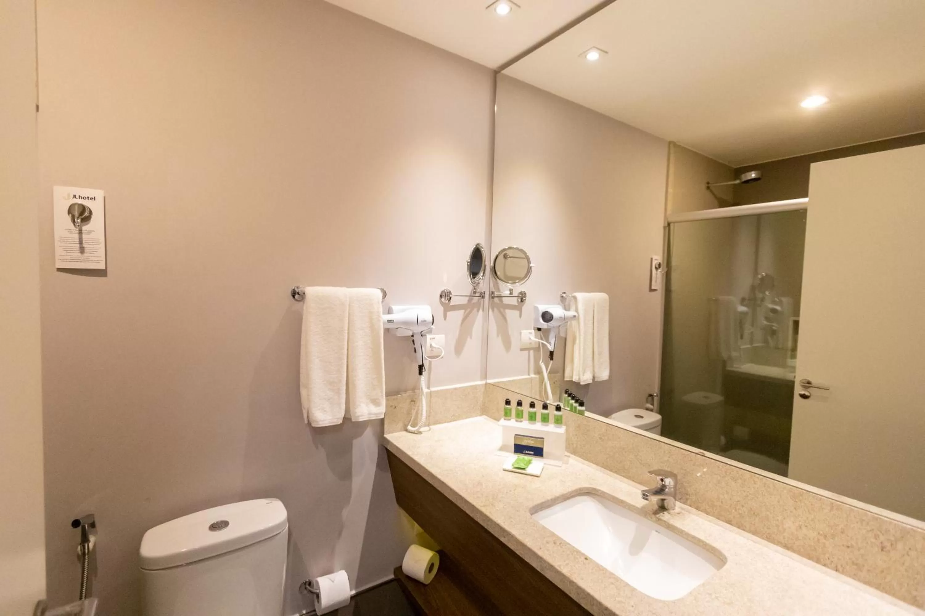 Toilet in JL Hotel by Bourbon