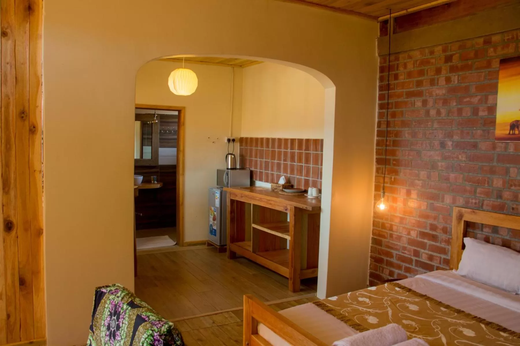 Bed in Nile Front Cottages